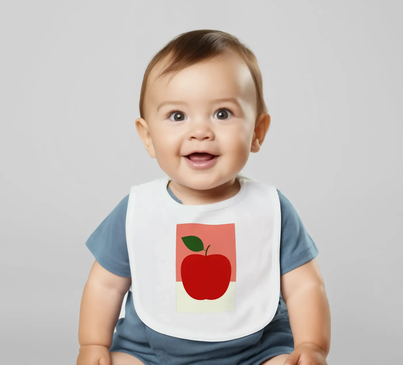 Red Apple baby slabbetje van Rosi Feist