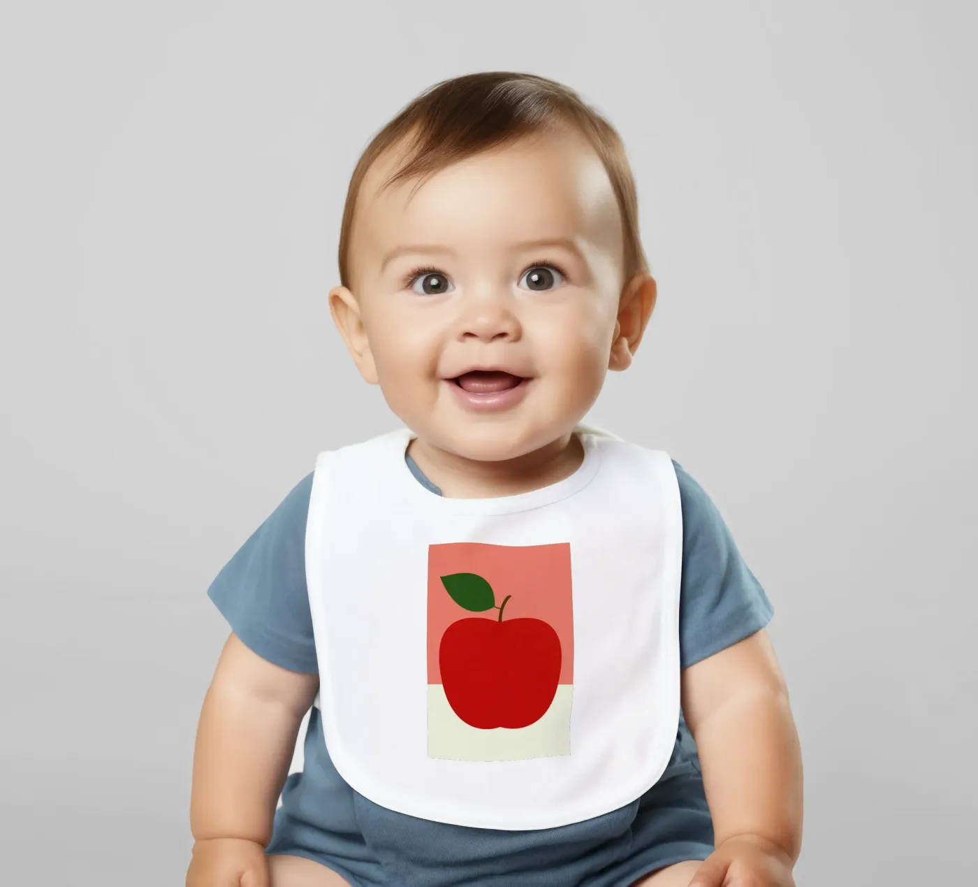 Red Apple baby slabbetje van Rosi Feist