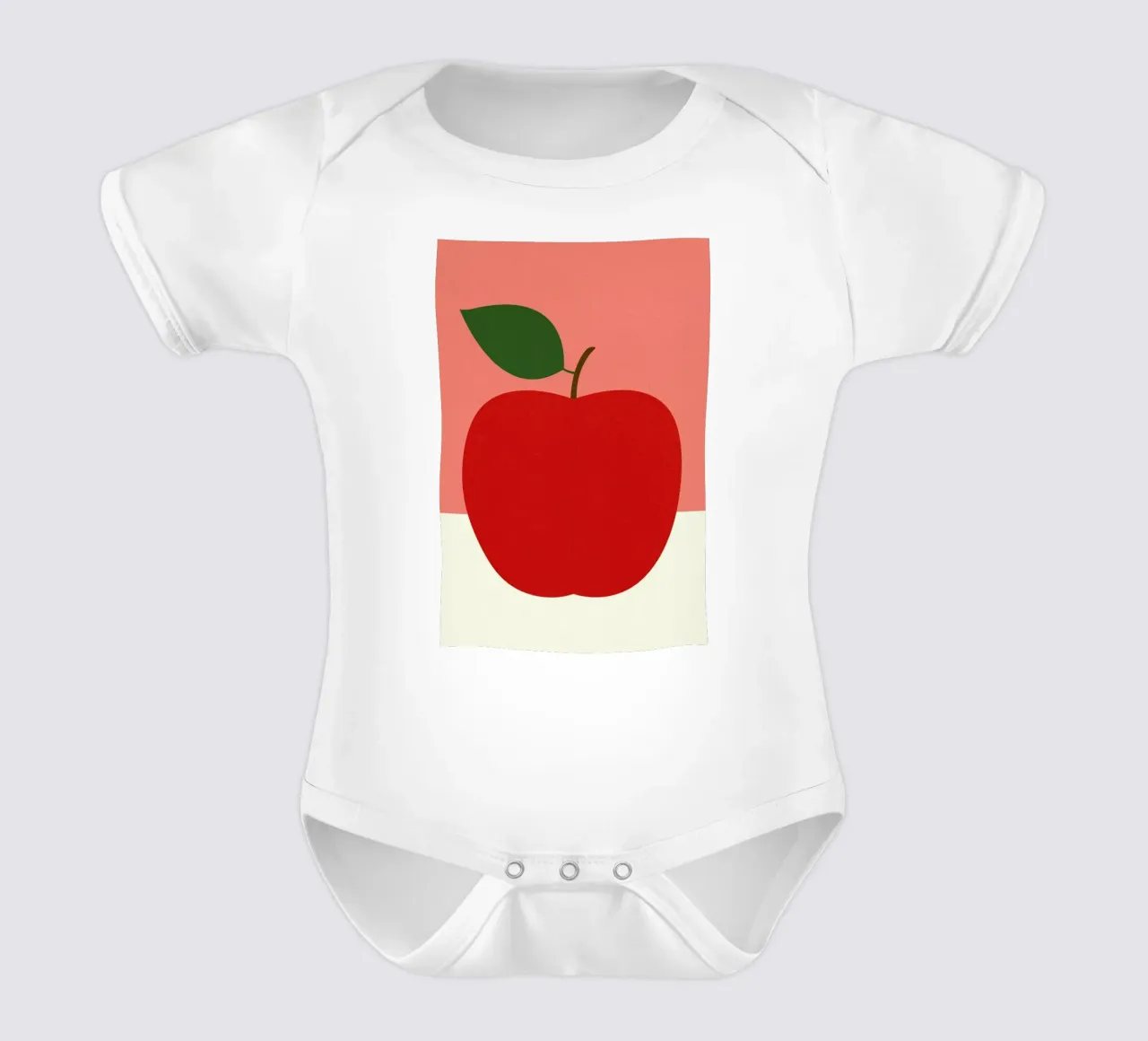 Red Apple body neonato maniche corte da Rosi Feist