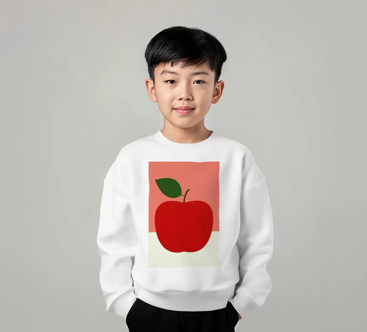 Red Apple felpa bambino da Rosi Feist
