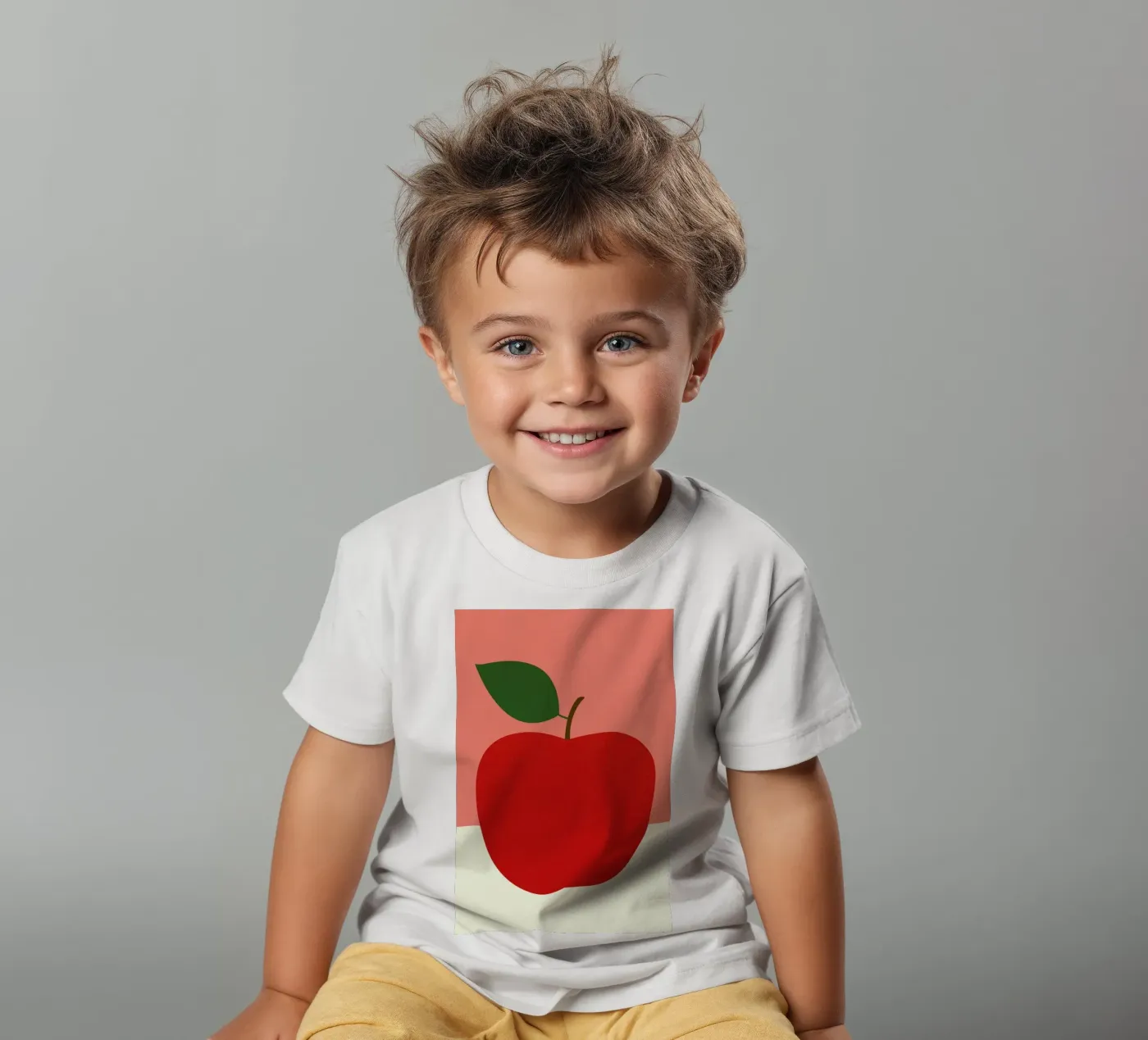 Mela rossa t-shirt bambini da Rosi Feist