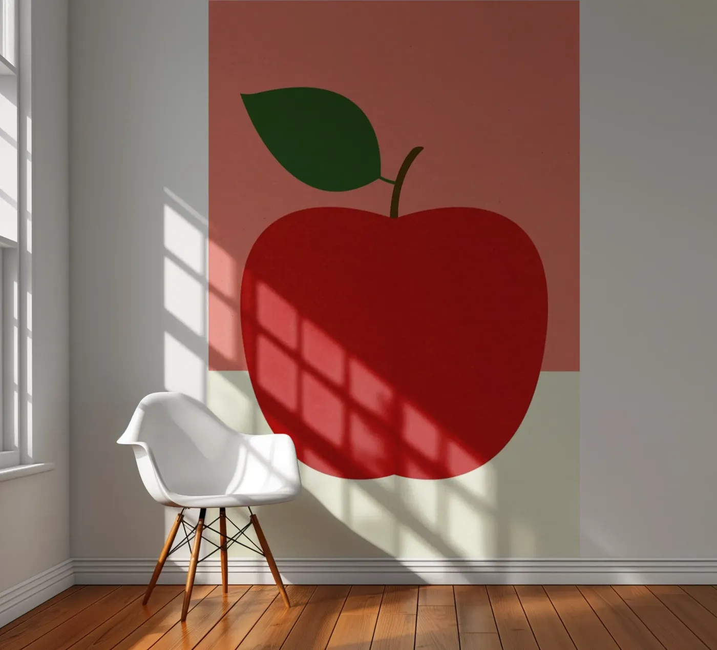 Red Apple fotobehang van Rosi Feist