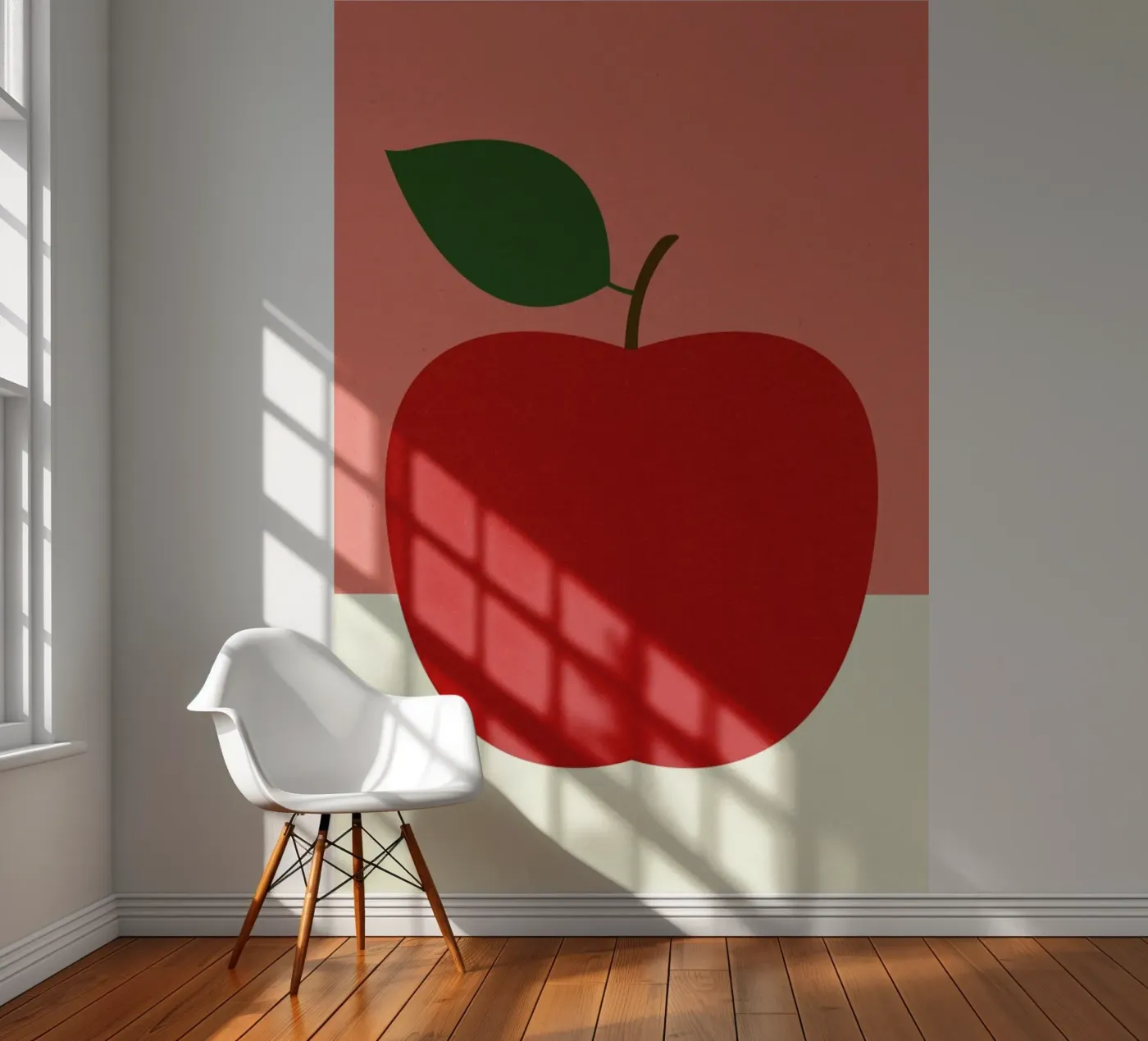 Red Apple fotobehang van Rosi Feist