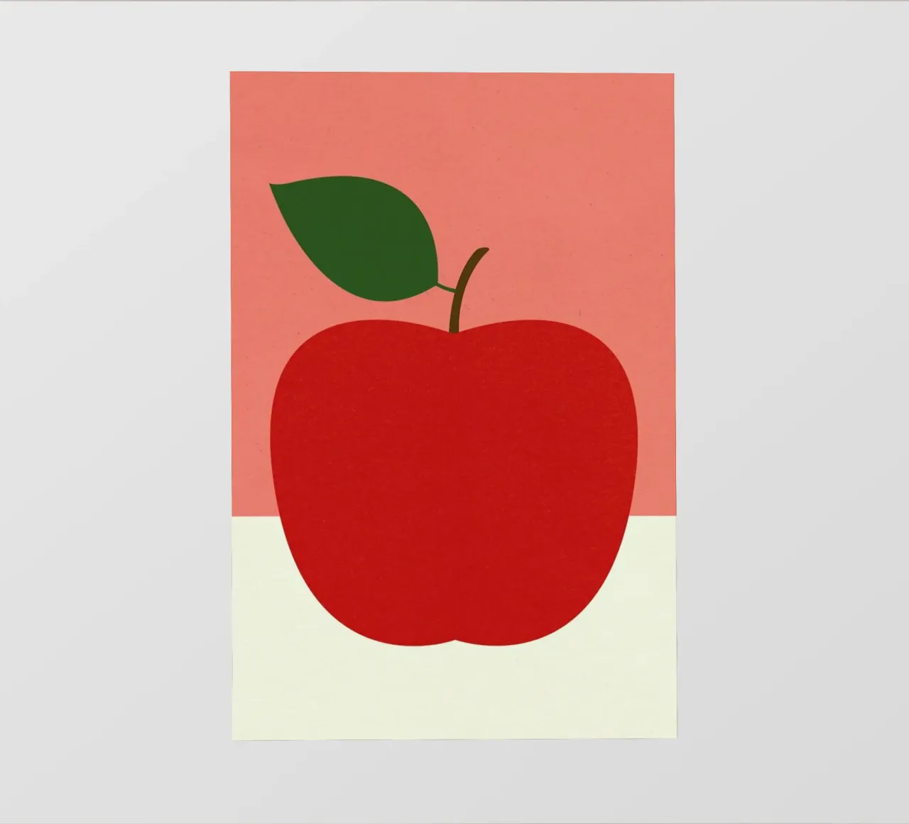 Rode appel fotobehang van Rosi Feist