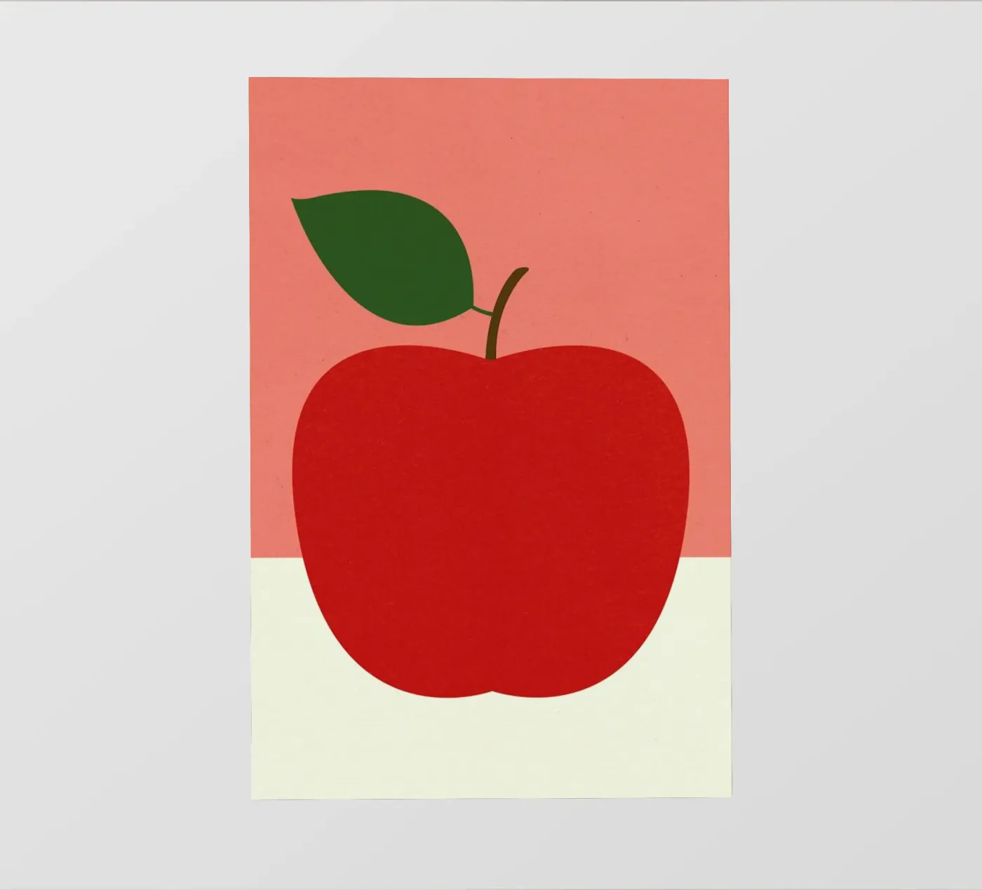 Red Apple fotobehang van Rosi Feist