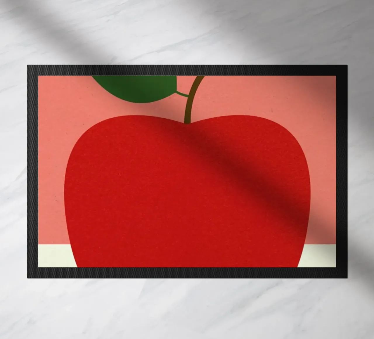 Red Apple doormat by Rosi Feist