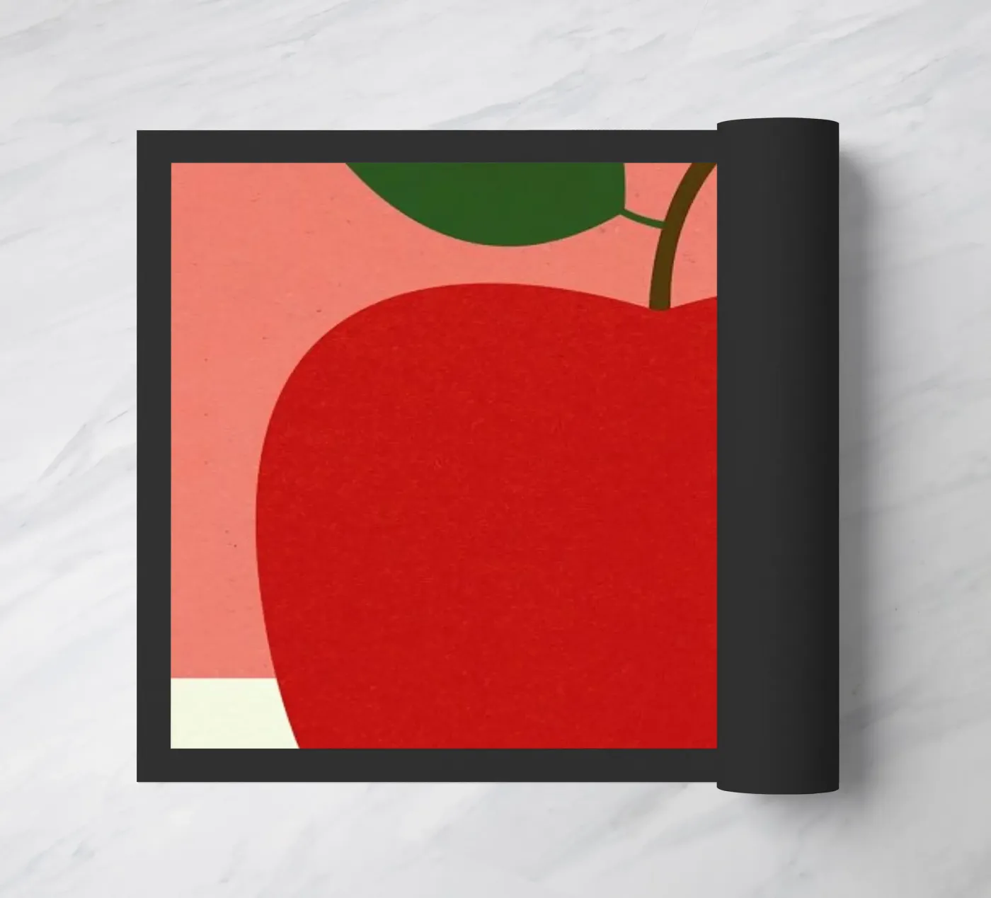 Red Apple doormat by Rosi Feist