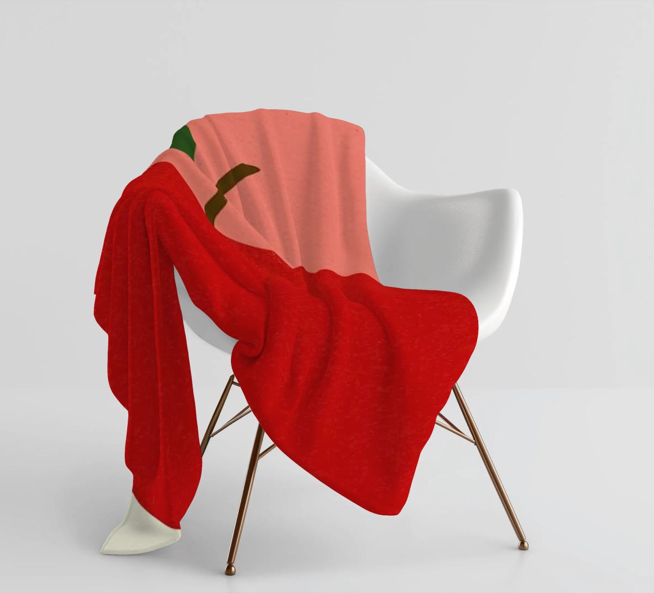 Red Apple Fleecedecke von Rosi Feist