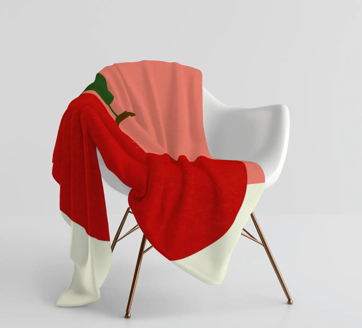 Red Apple coperta in pile da Rosi Feist