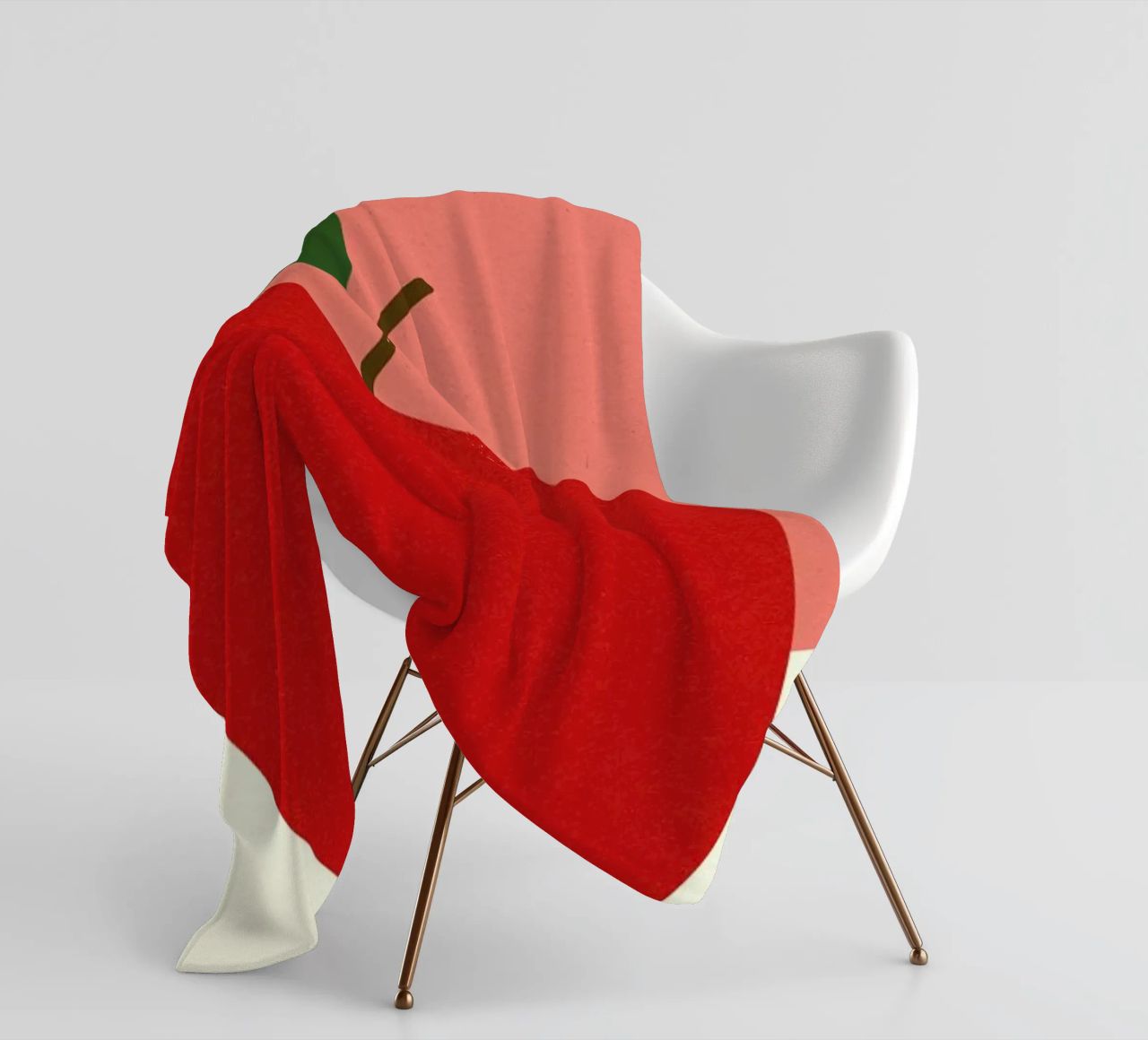 Red Apple Fleecedecke von Rosi Feist