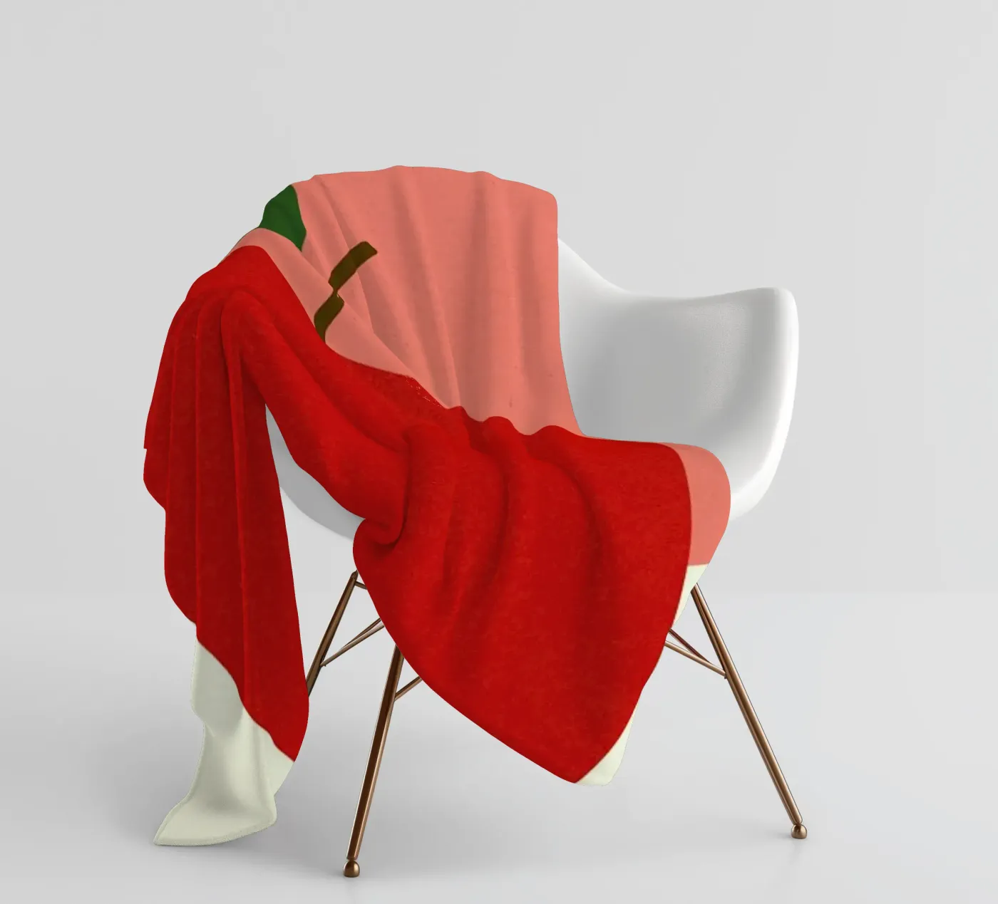 Mela rossa coperta in pile da Rosi Feist