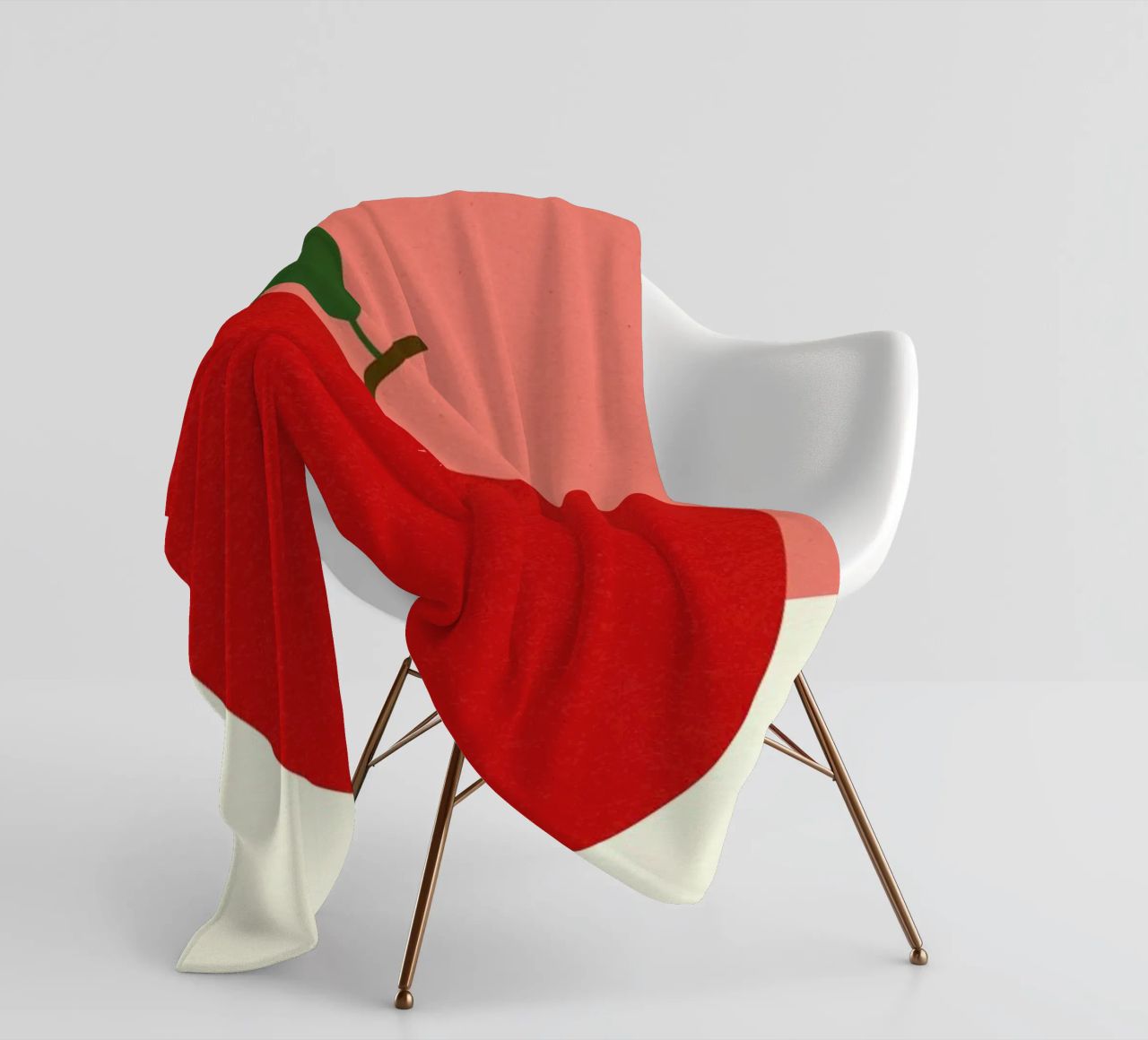 Red Apple Fleecedecke von Rosi Feist