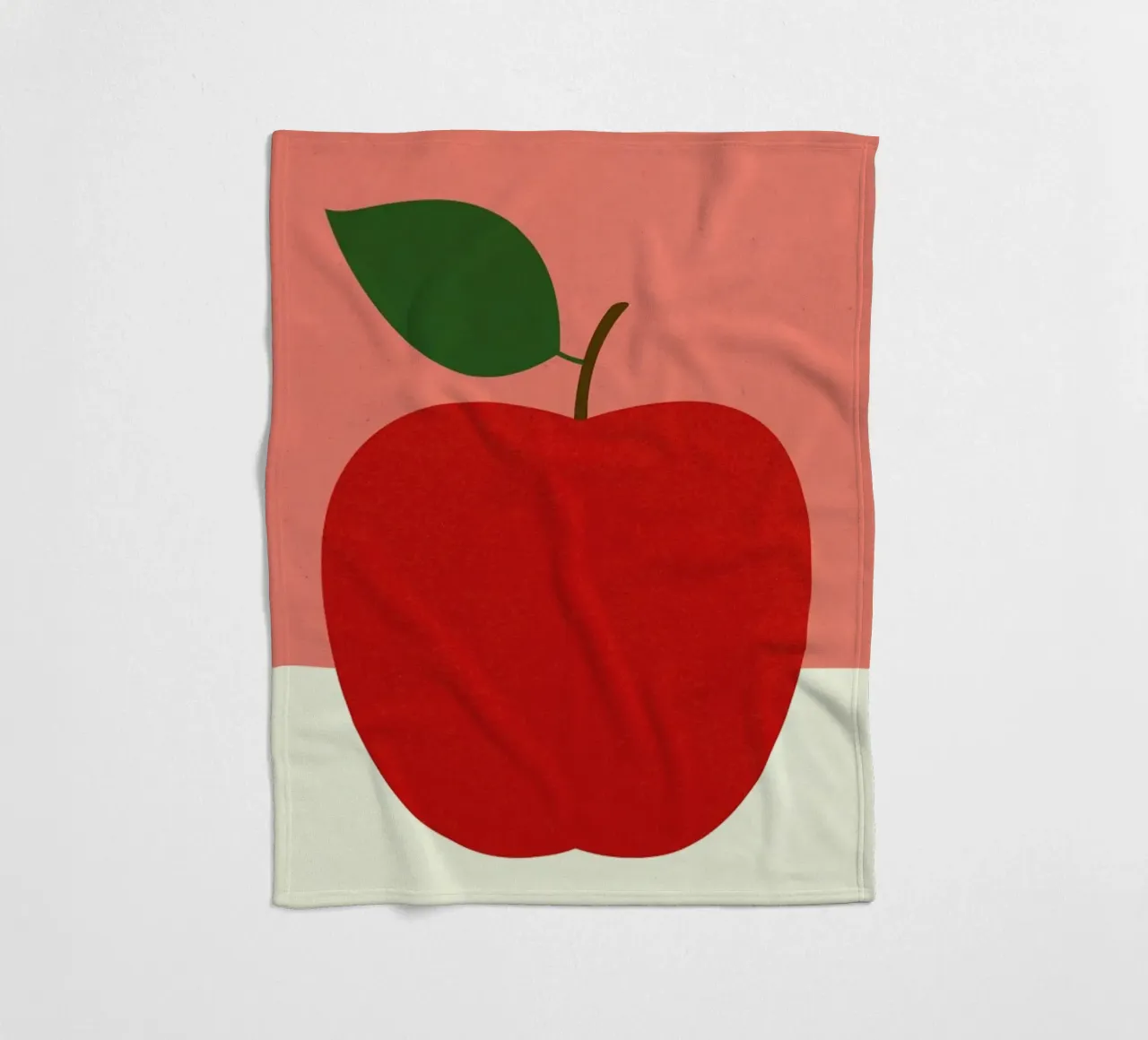 Rode appel fleecedeken van Rosi Feist