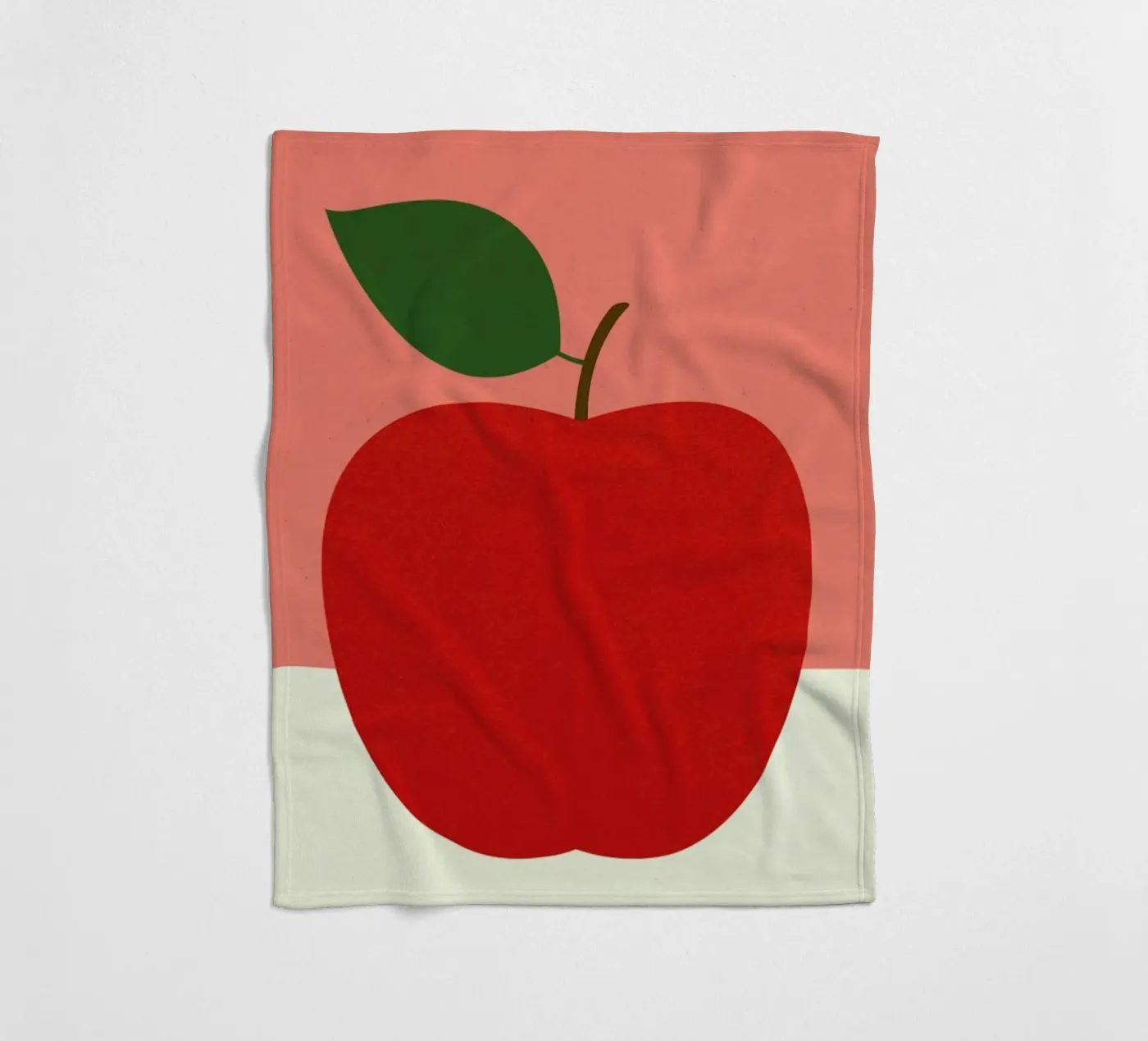 Mela rossa coperta in pile da Rosi Feist