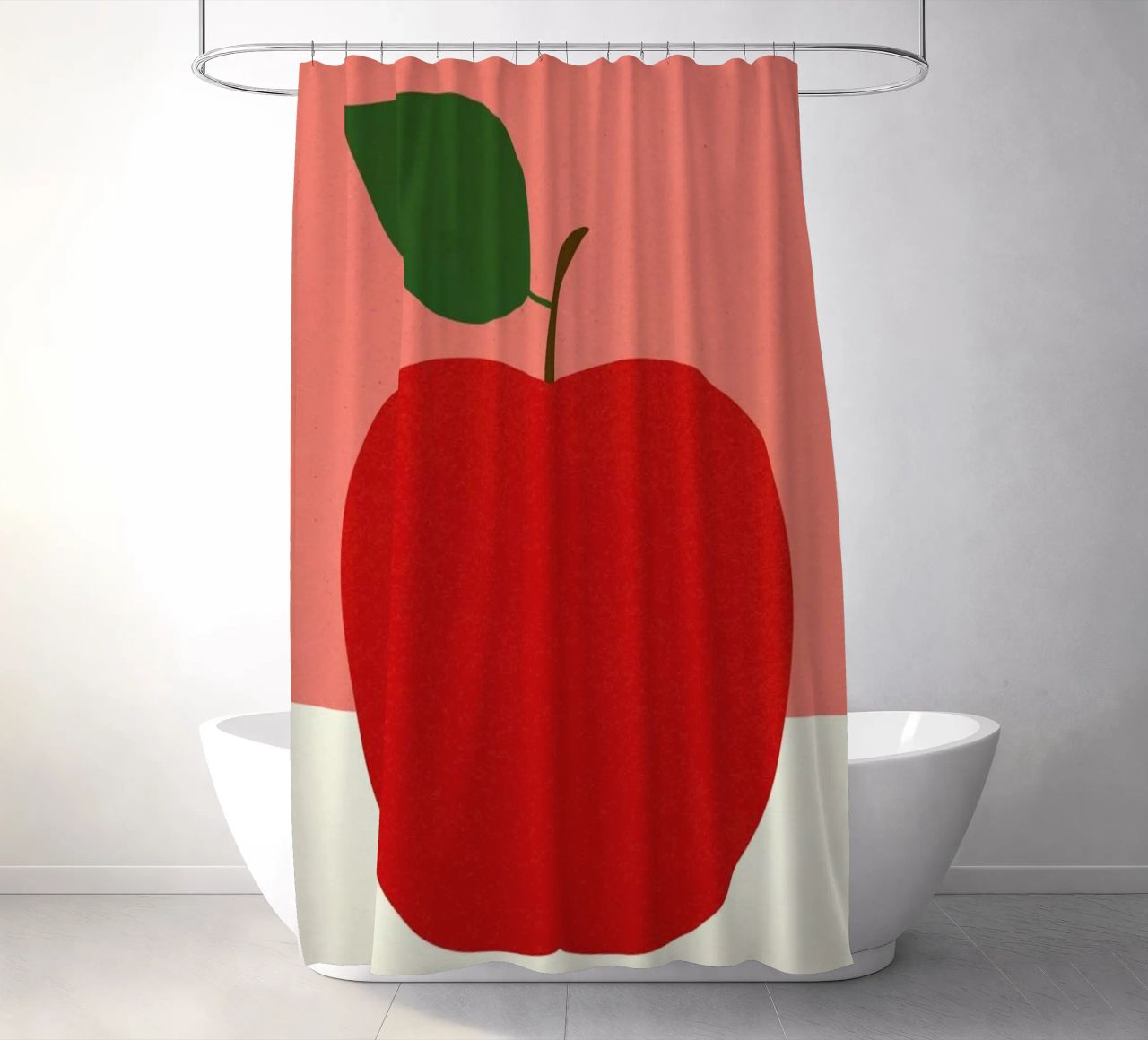 Red Apple Duschvorhang von Rosi Feist