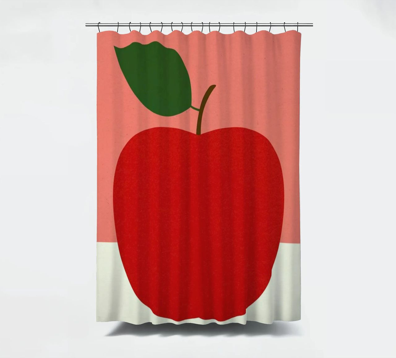 Red Apple Duschvorhang von Rosi Feist