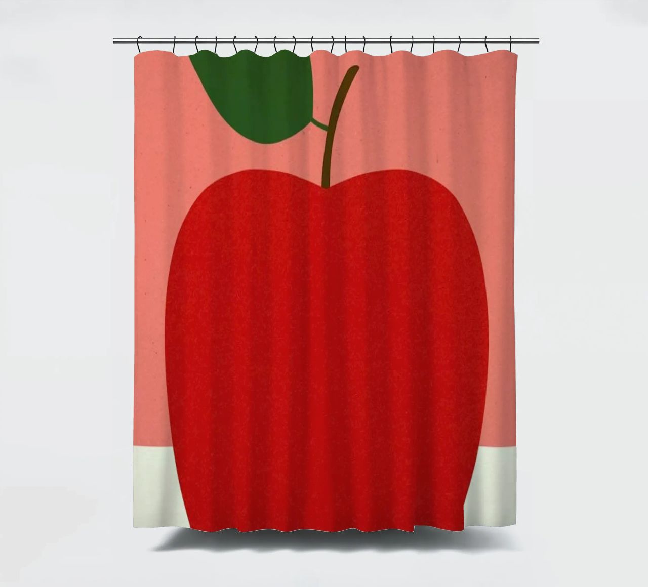 Red Apple Duschvorhang von Rosi Feist