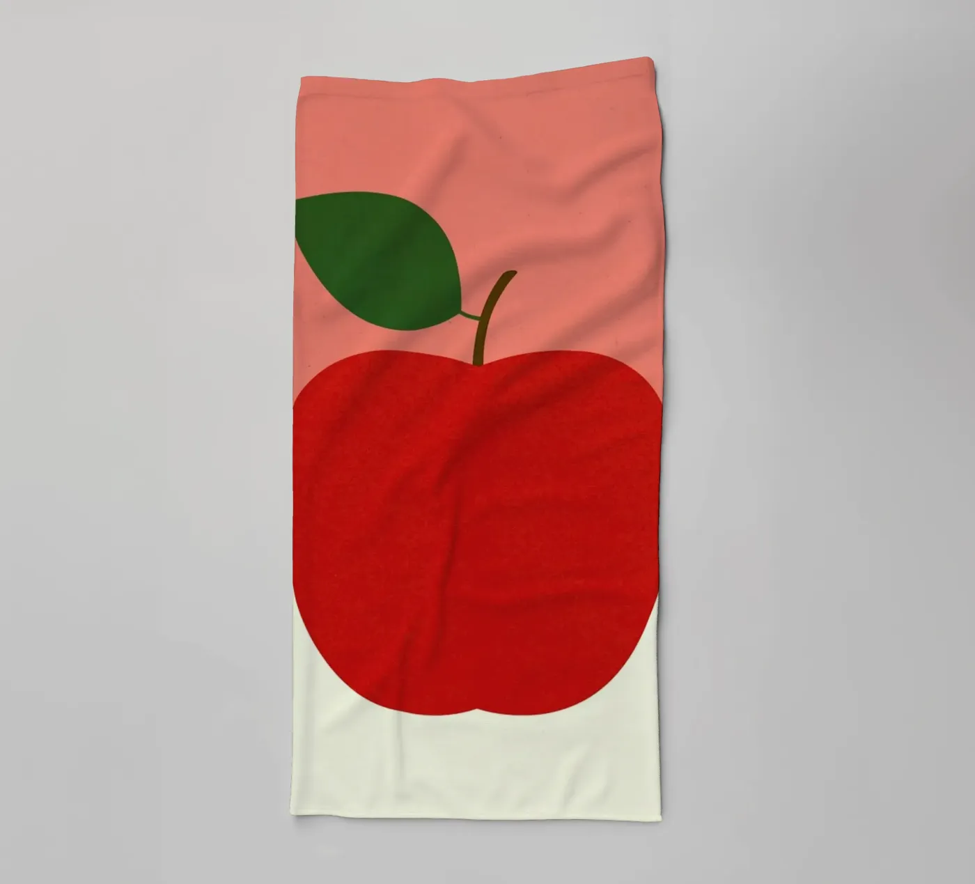 Red Apple towel by Rosi Feist