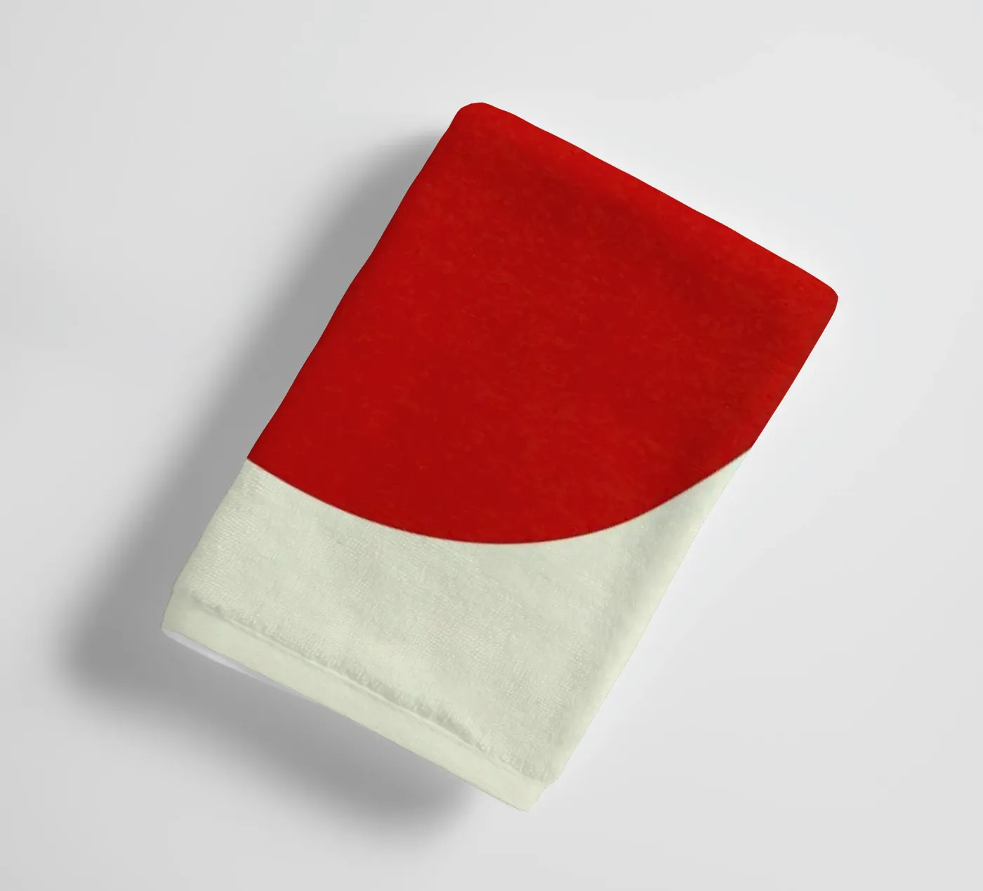 Rode appel badhanddoek van Rosi Feist