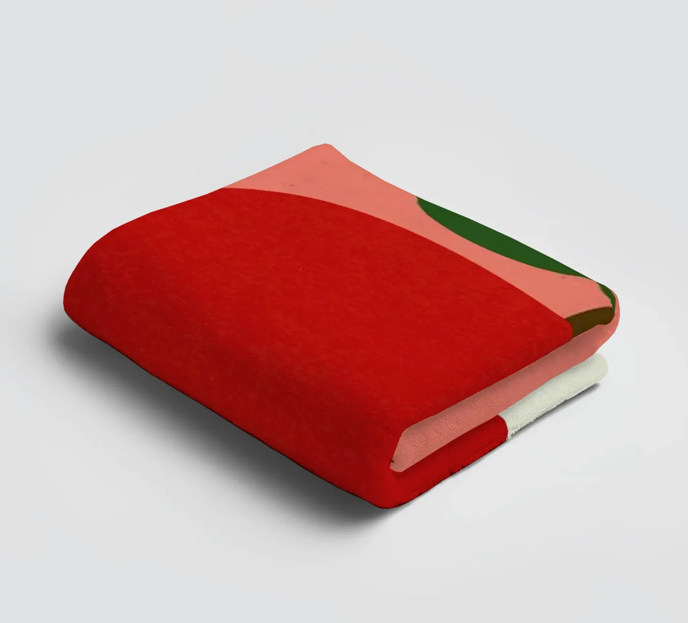 Red Apple towel by Rosi Feist
