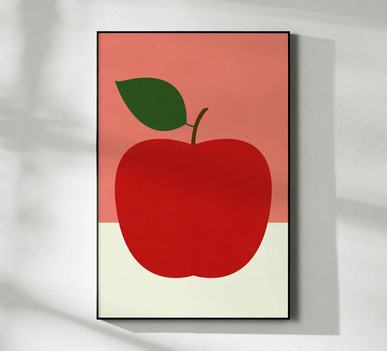 Red Apple acrylic glass by Rosi Feist