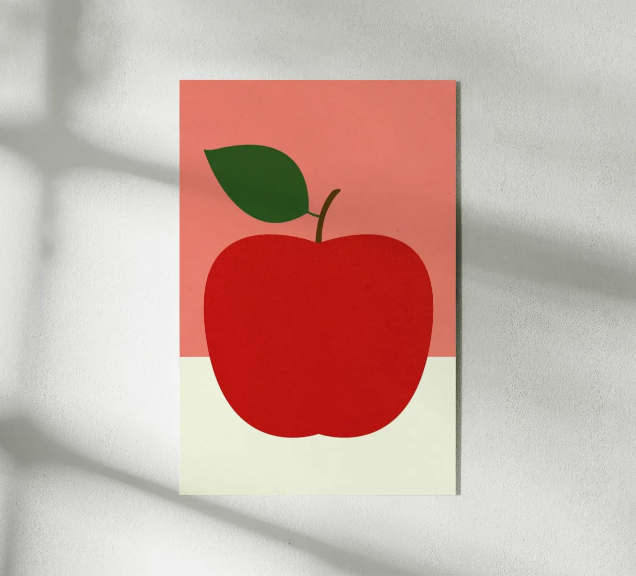 Red Apple acrylic glass by Rosi Feist