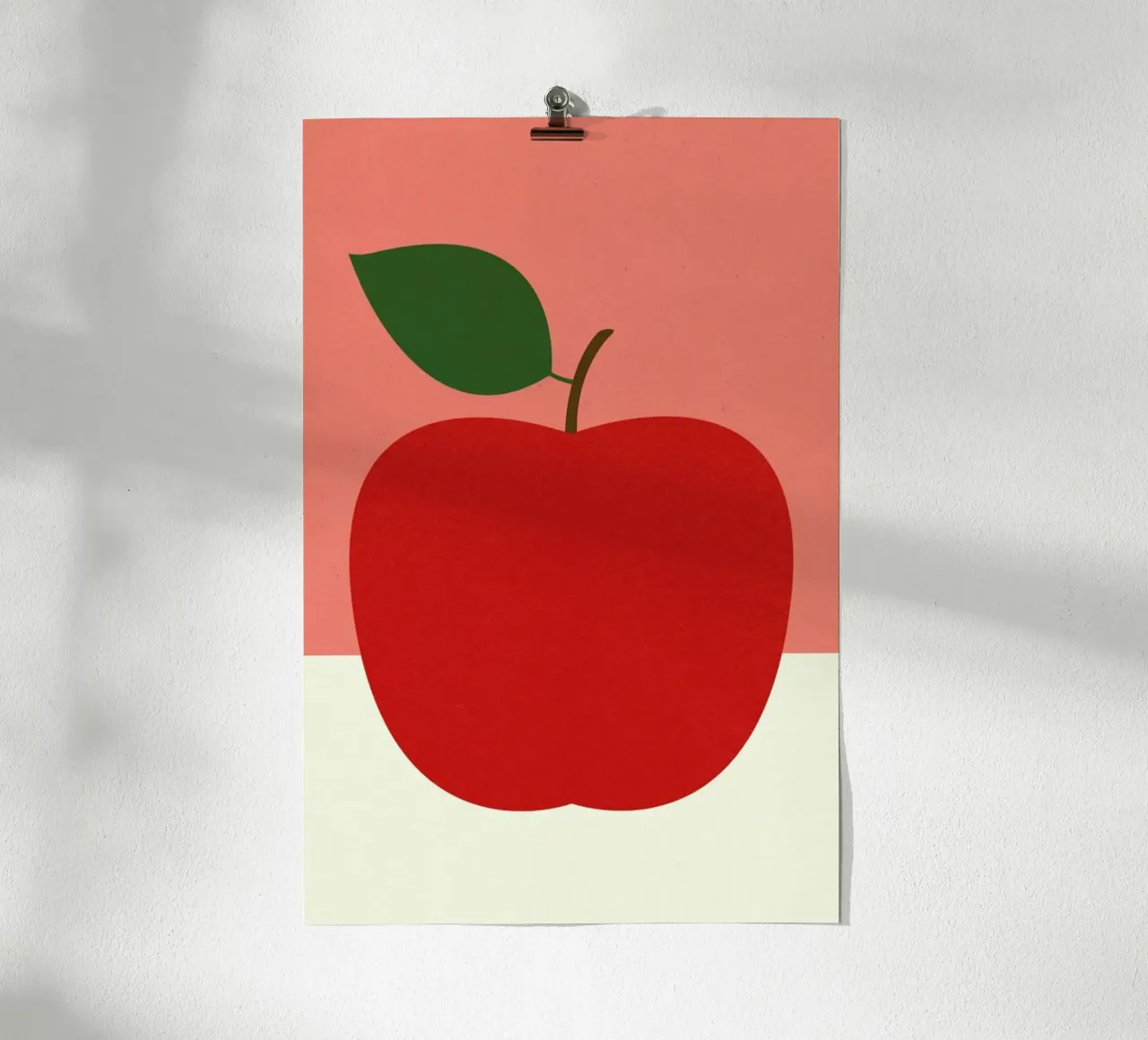 Red Apple poster by Rosi Feist