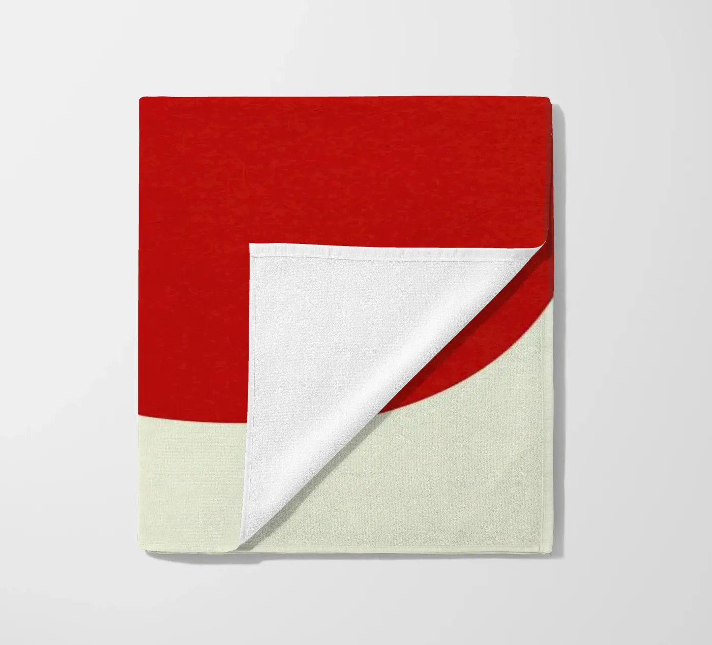 Red Apple beach towel by Rosi Feist