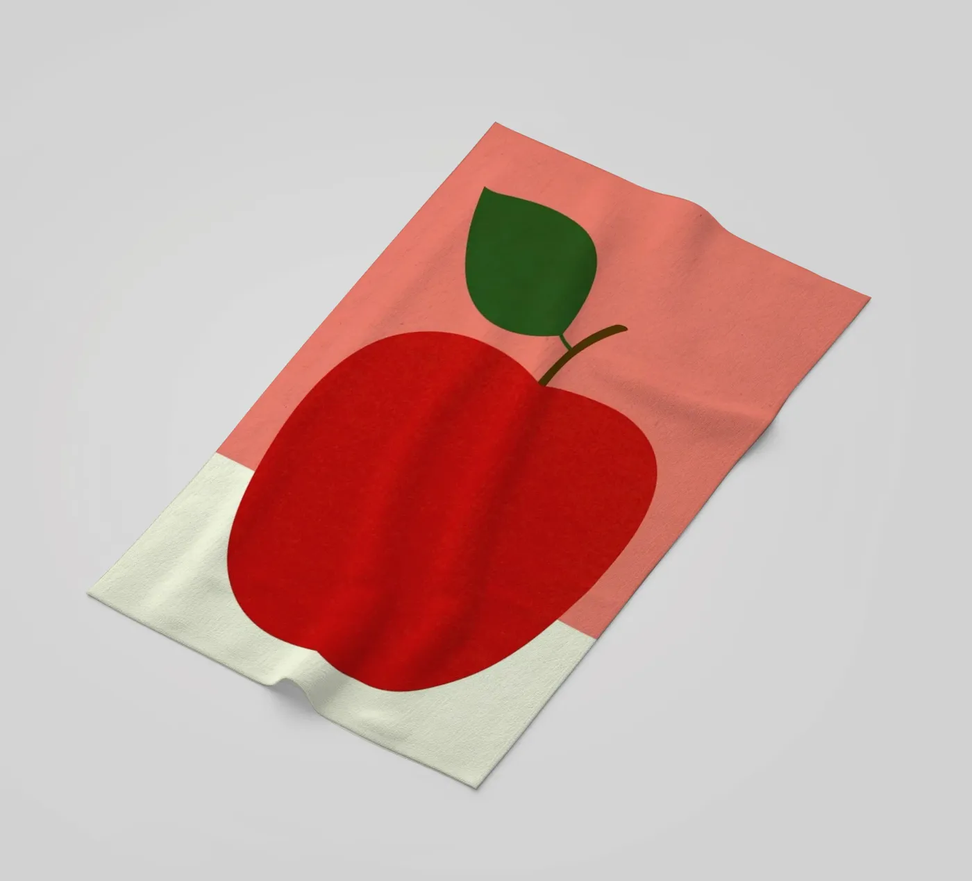 Red Apple beach towel by Rosi Feist