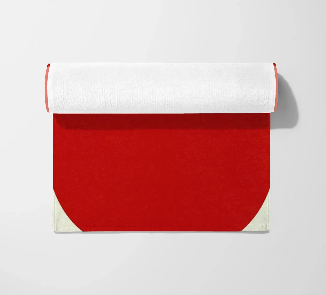 Red Apple beach towel by Rosi Feist