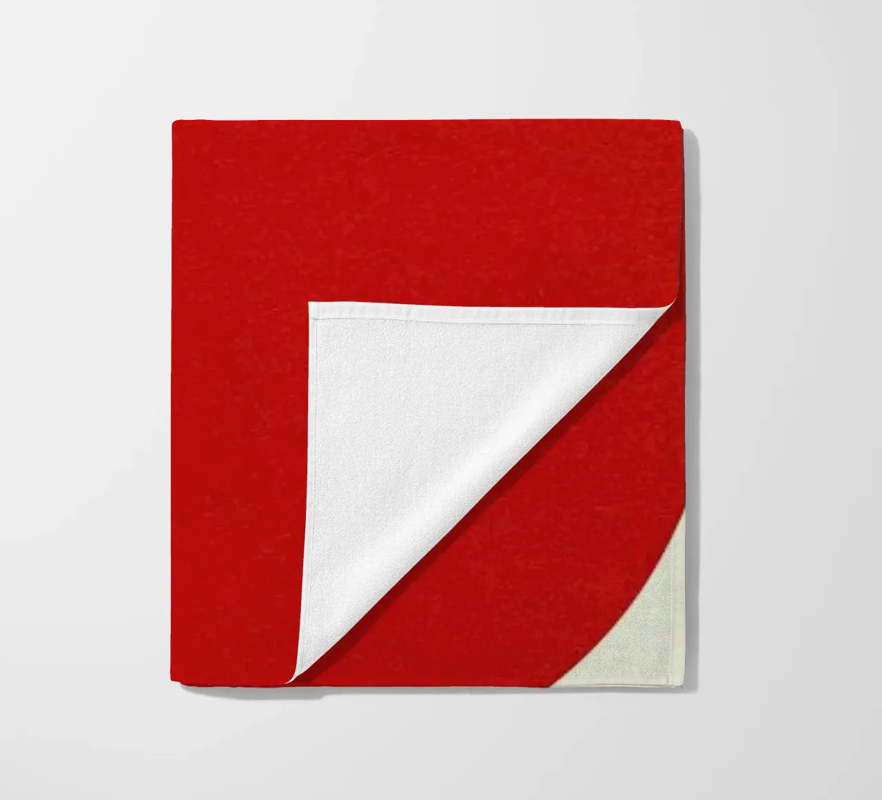 Red Apple beach towel by Rosi Feist