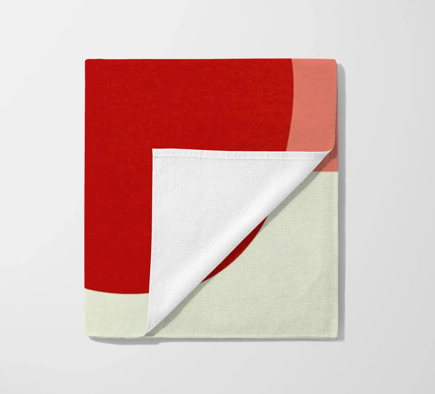 Red Apple beach towel by Rosi Feist