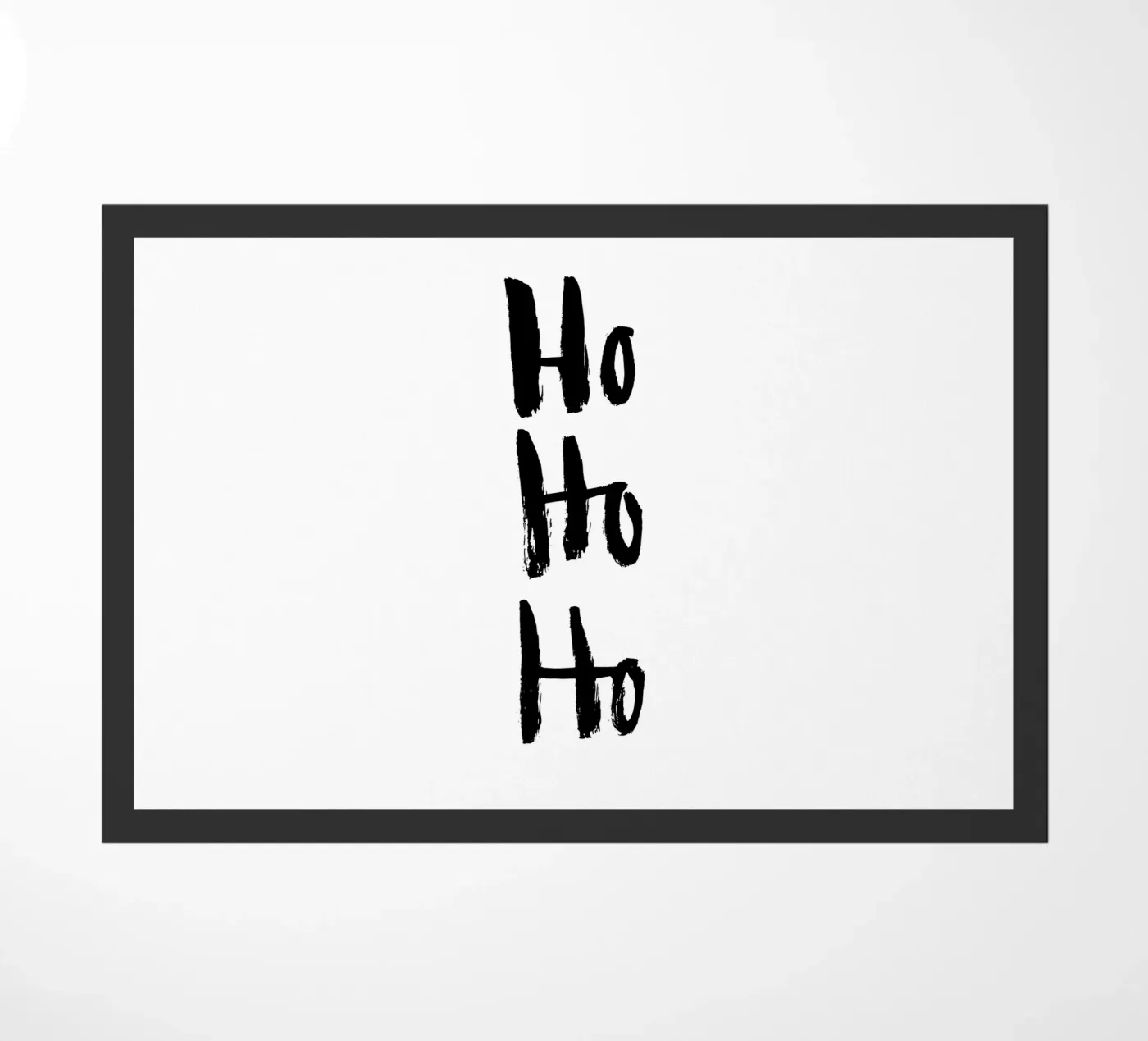 Hohoho deurmat van Brushmeetspaper