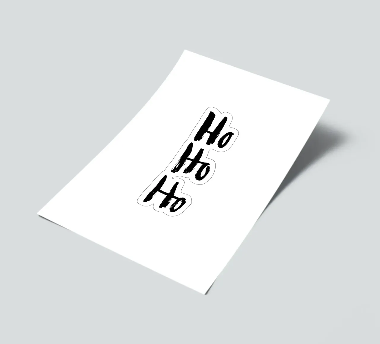 Hohoho sticker sheet by Brushmeetspaper