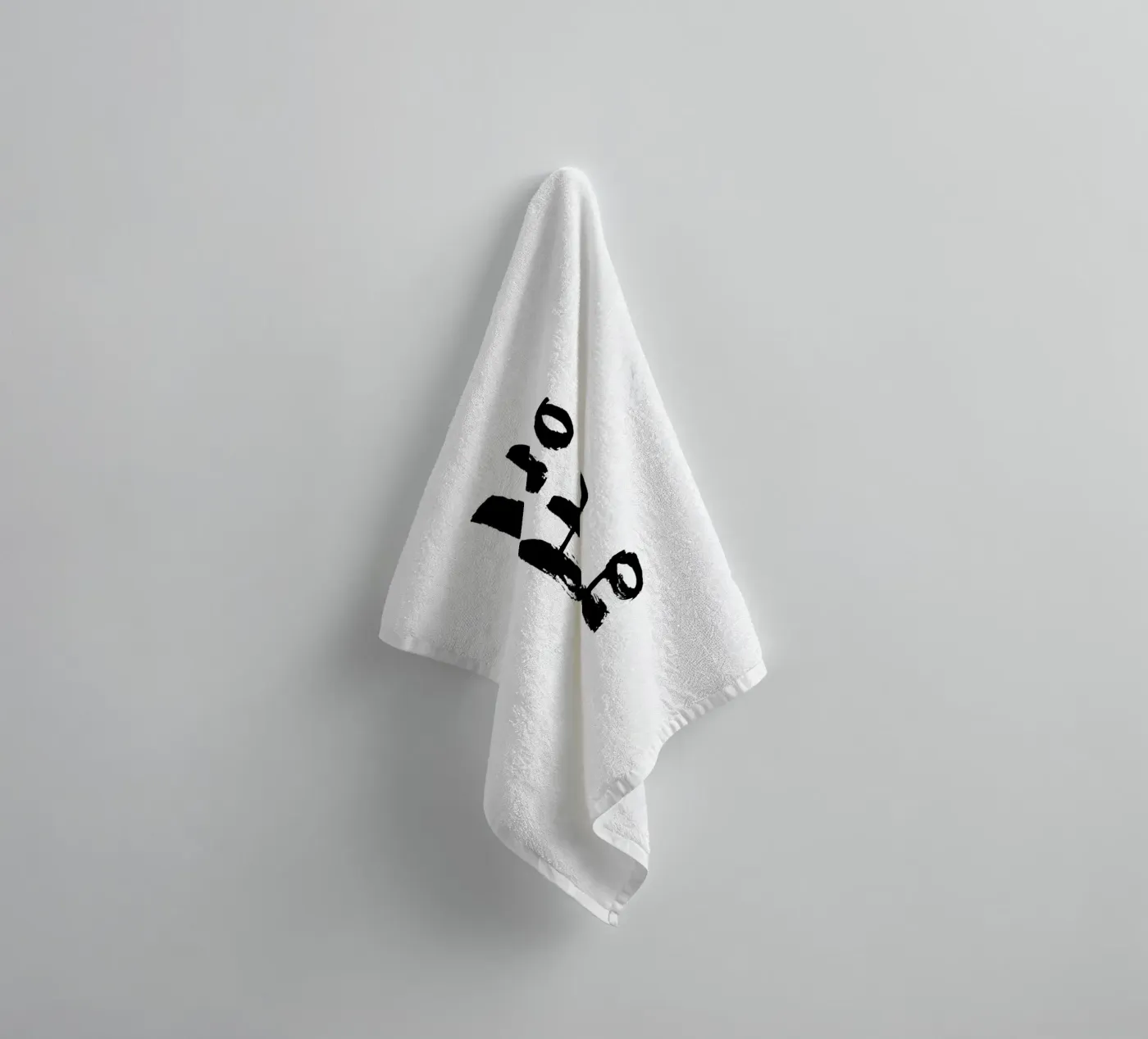 Hohoho badhanddoek van Brushmeetspaper