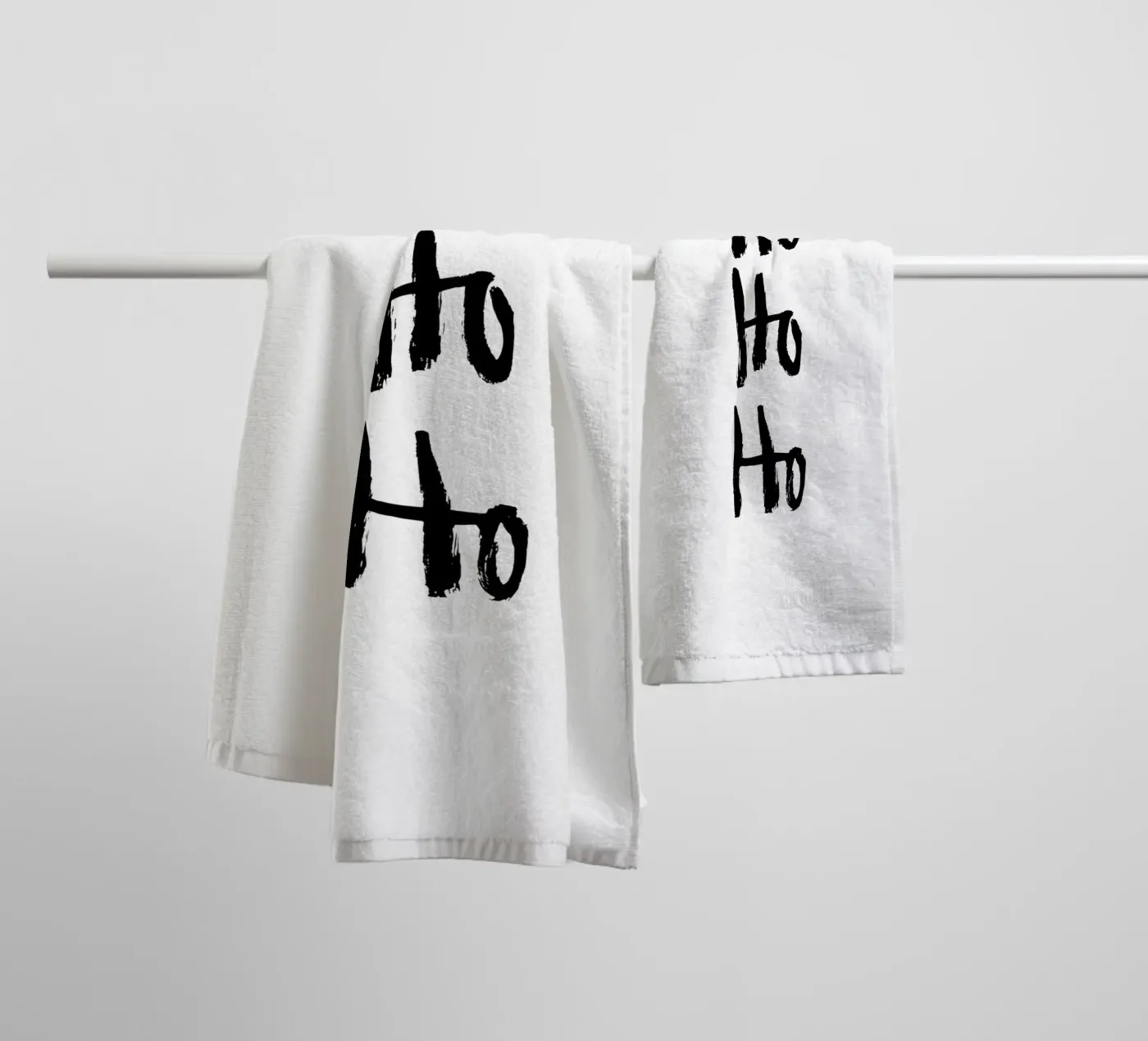 Hohoho towel by Brushmeetspaper