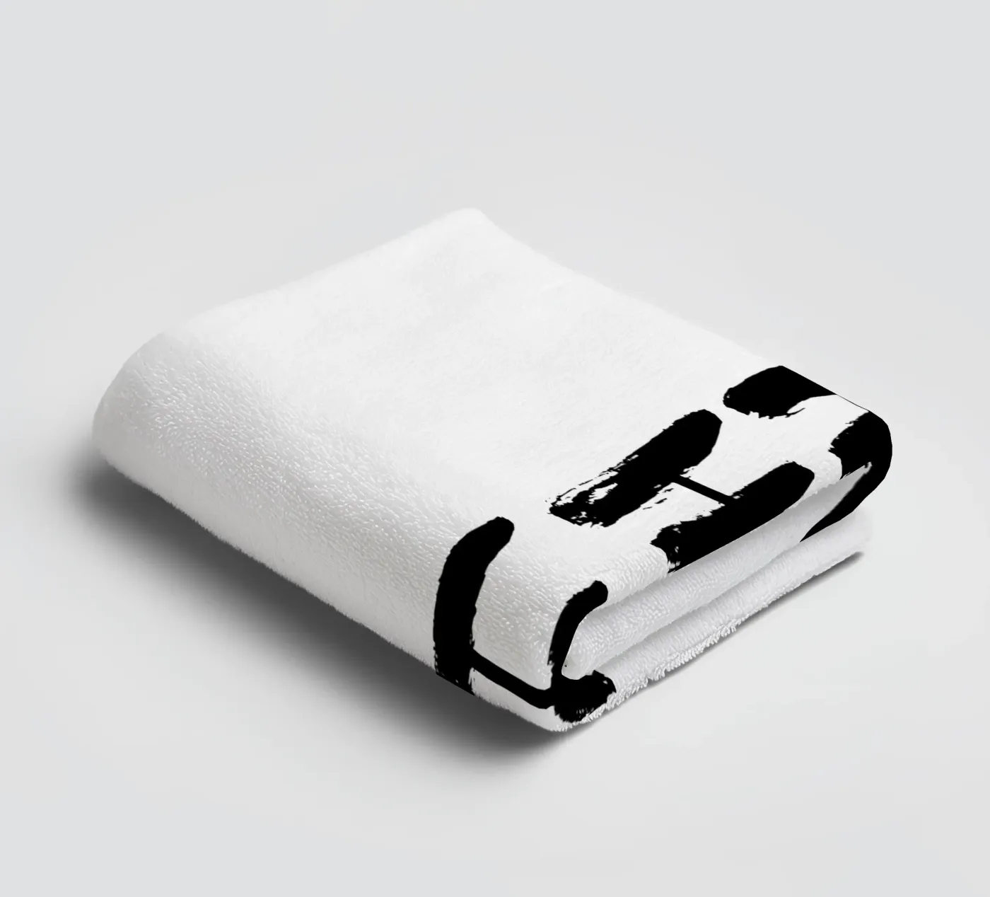 Hohoho badhanddoek van Brushmeetspaper