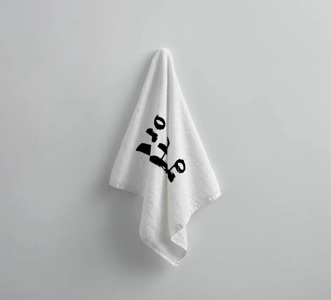 Hohoho badhanddoek van Brushmeetspaper