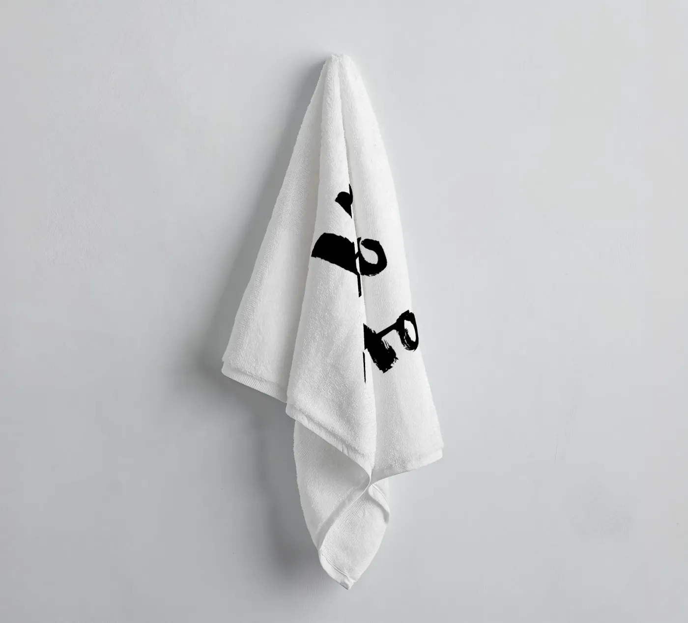 Hohoho badhanddoek van Brushmeetspaper