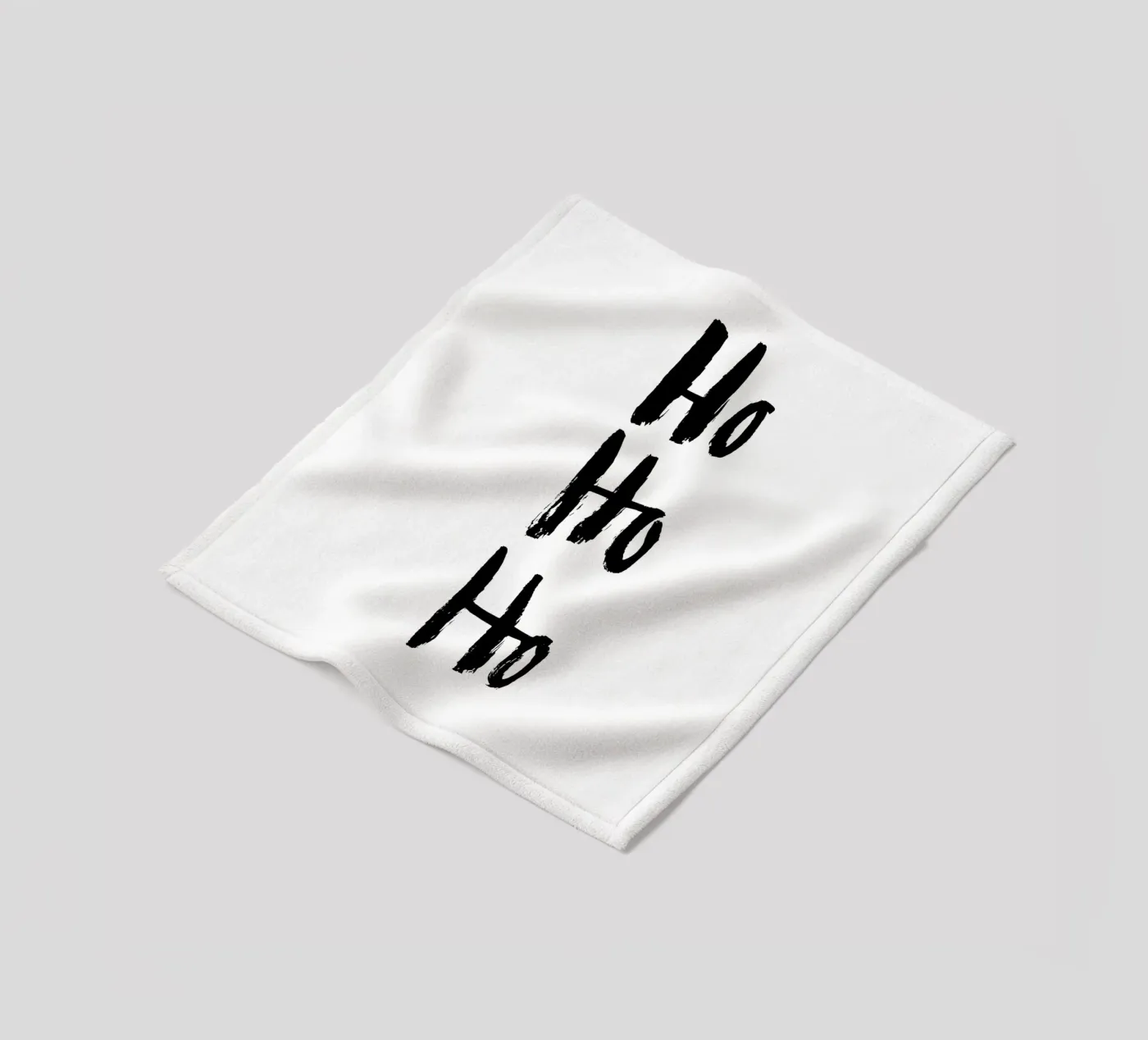 Hohoho fleece blanket by Brushmeetspaper