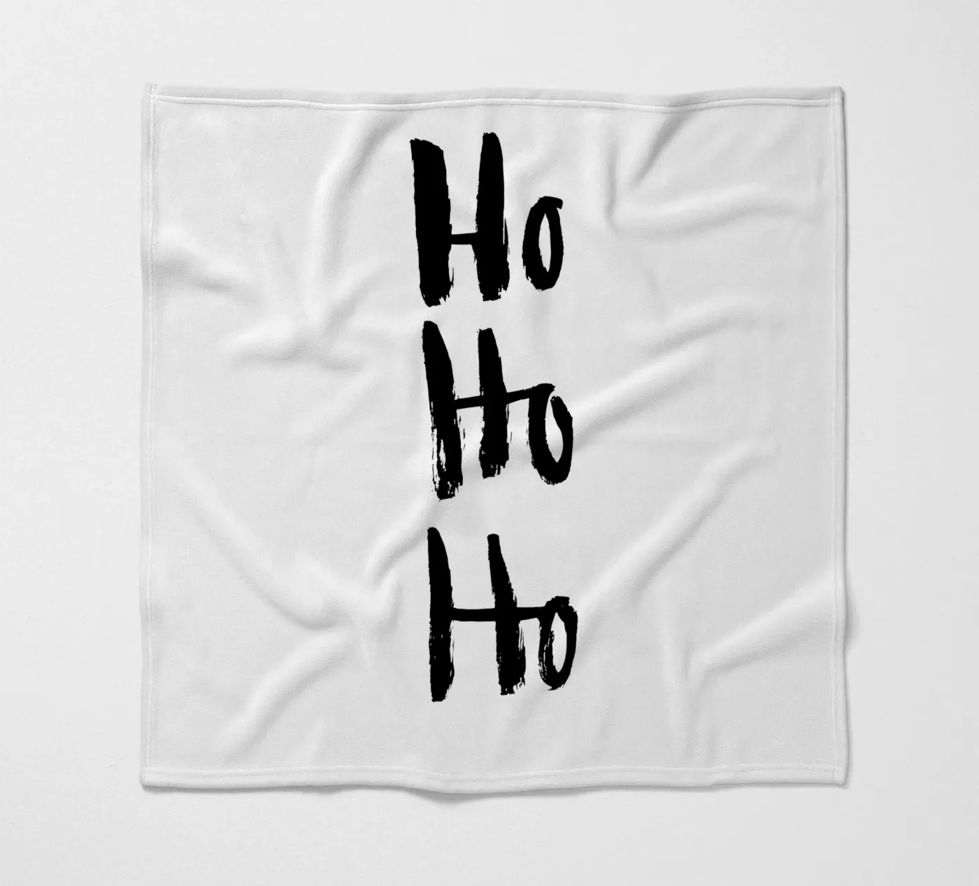 Hohoho fleece blanket by Brushmeetspaper