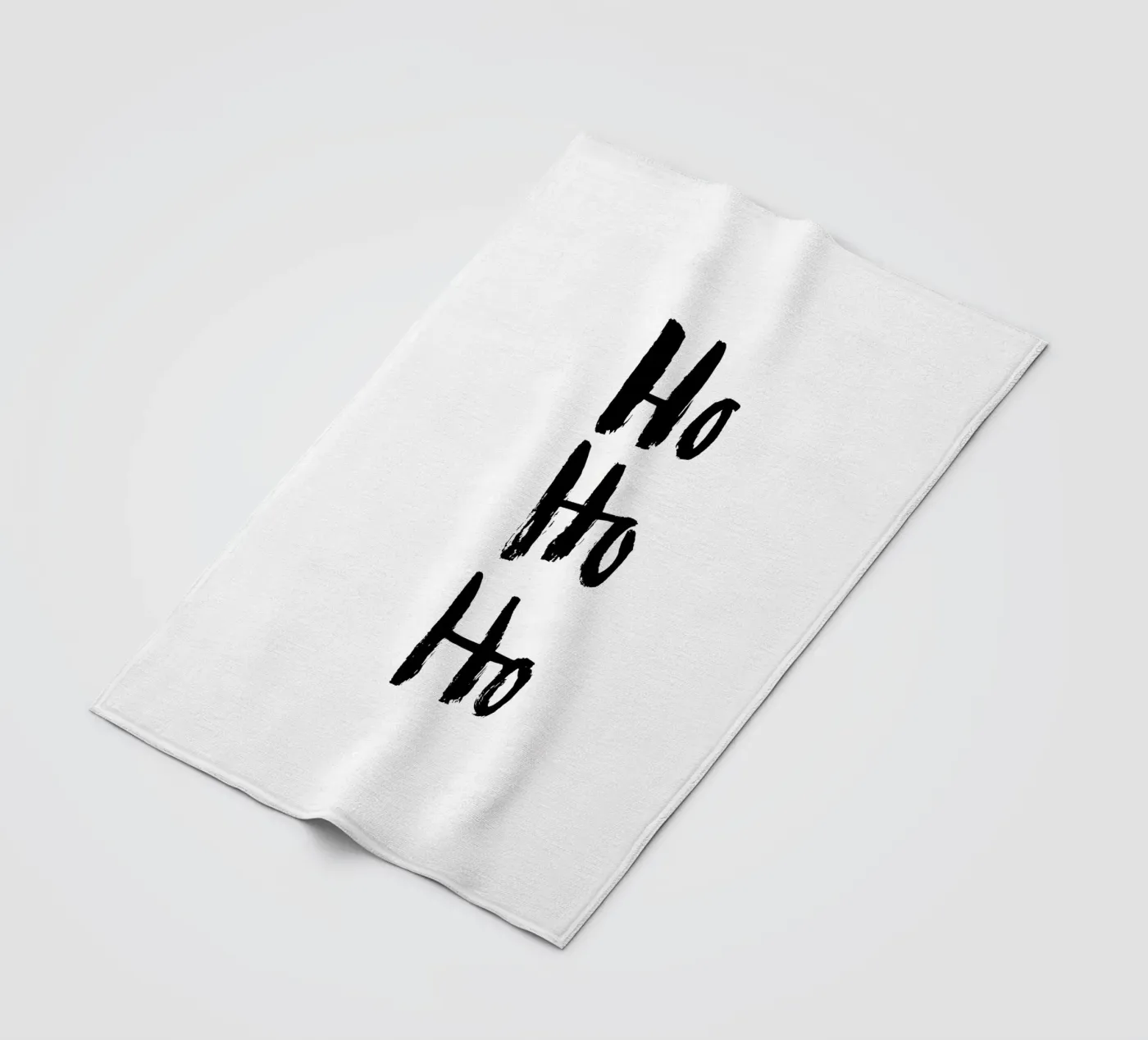 Hohoho fleece blanket by Brushmeetspaper