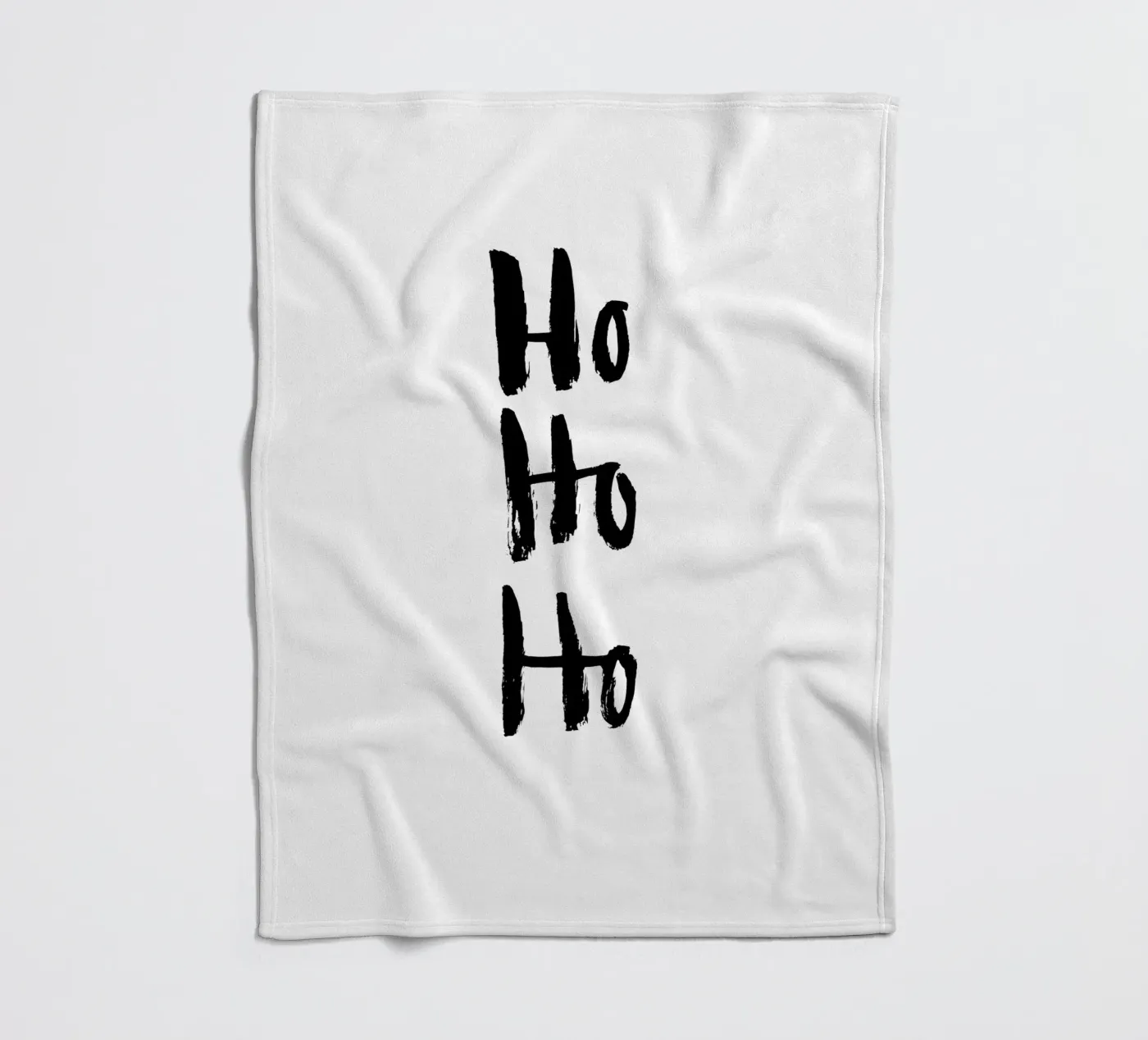 Hohoho fleece blanket by Brushmeetspaper