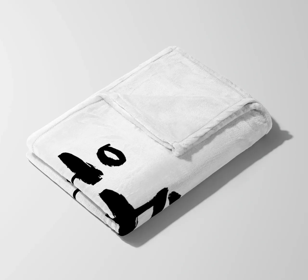 Hohoho Fleecedecke von Brushmeetspaper