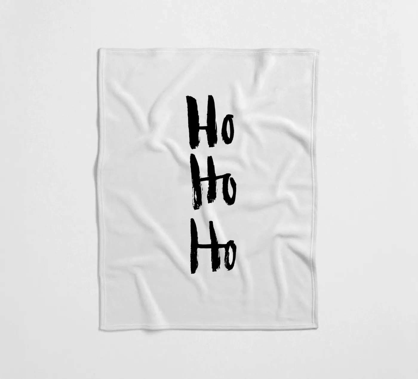 Hohoho fleece blanket by Brushmeetspaper