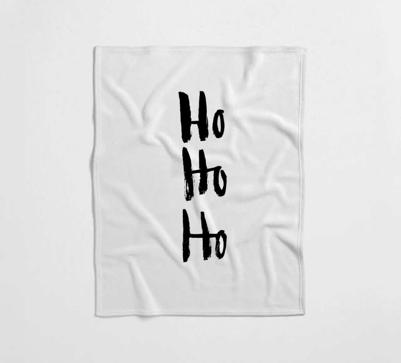 Hohoho Fleecedecke von Brushmeetspaper