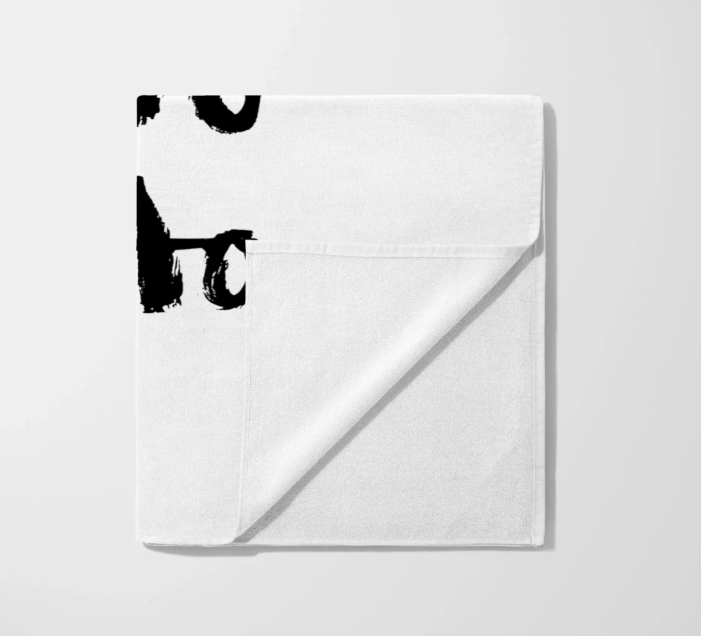 Hohoho beach towel by Brushmeetspaper