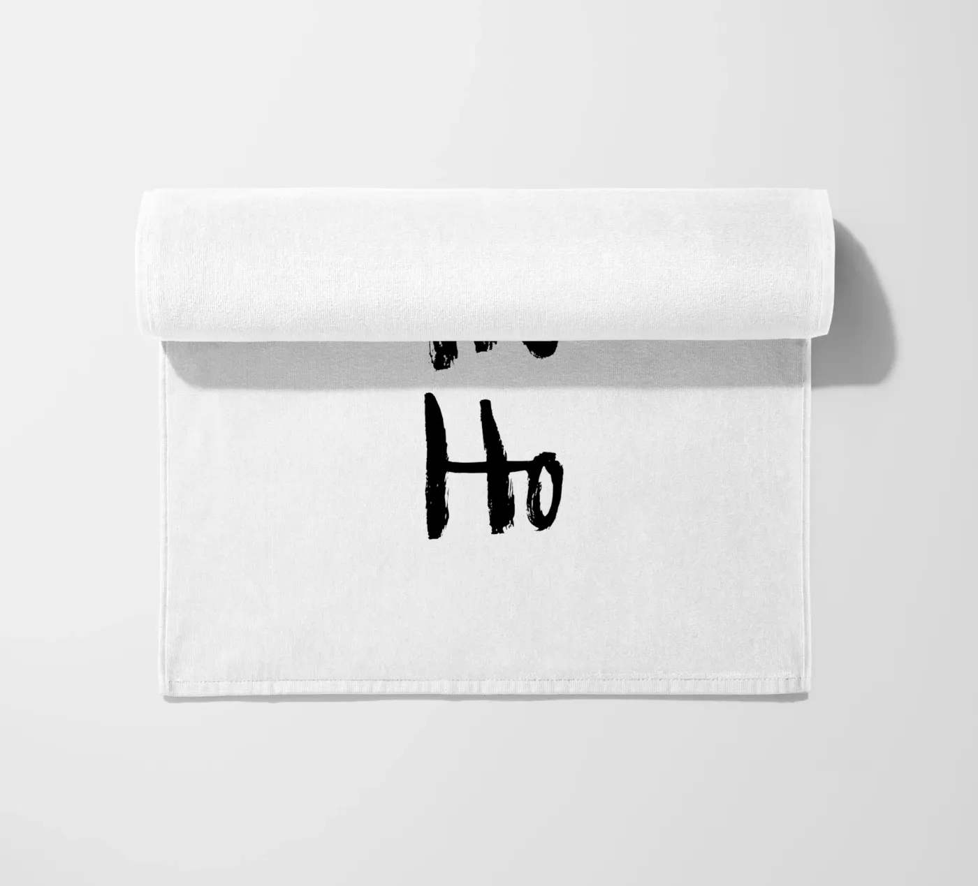 Hohoho beach towel by Brushmeetspaper