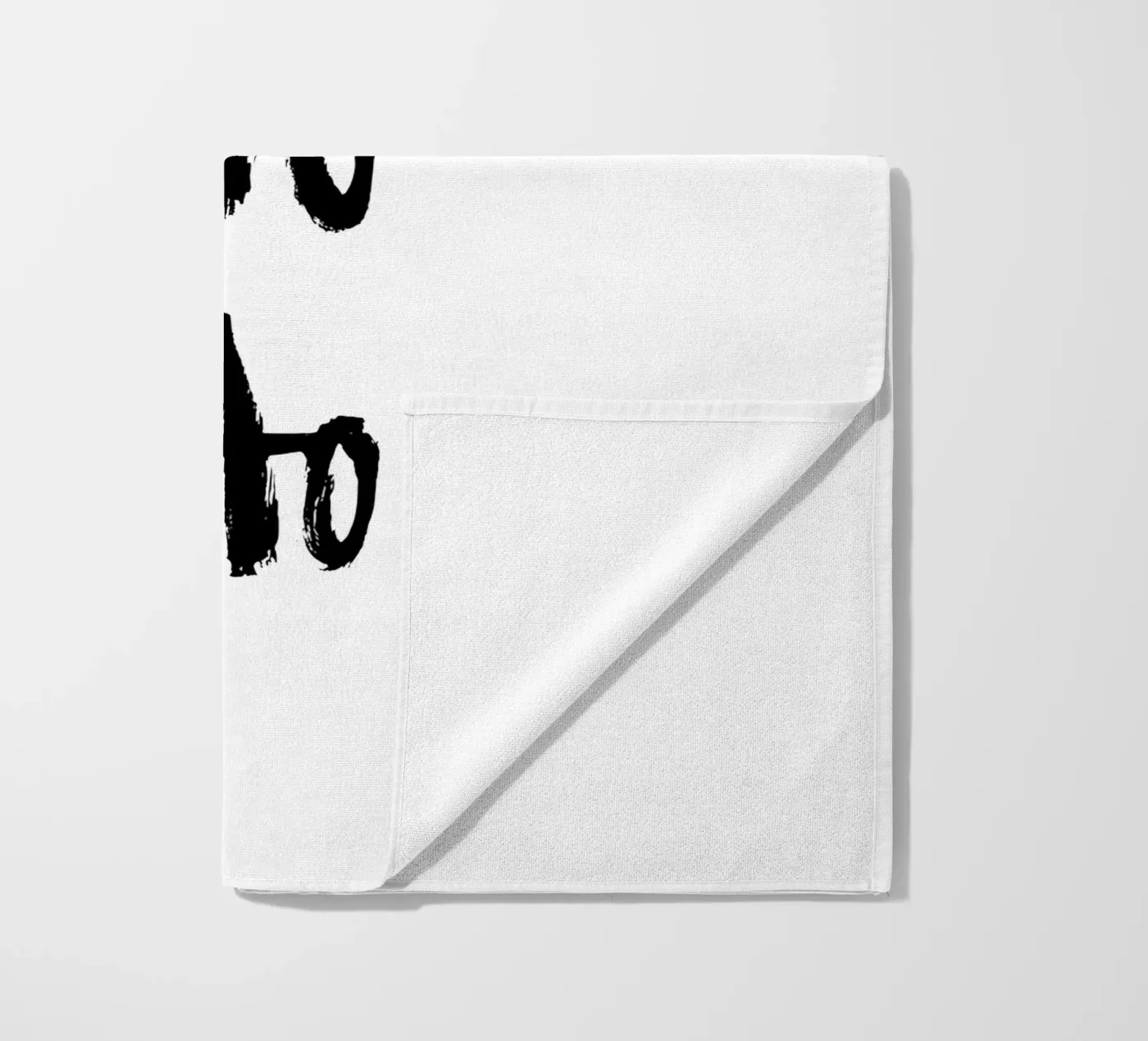 Hohoho beach towel by Brushmeetspaper