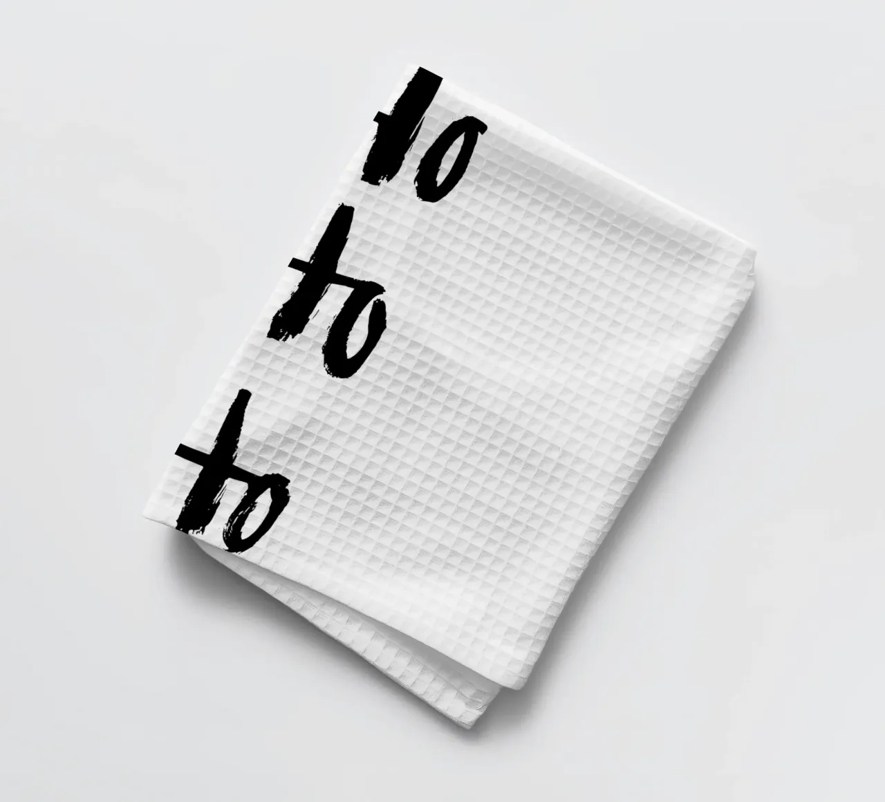 Hohoho canovaccio da cucina da Brushmeetspaper